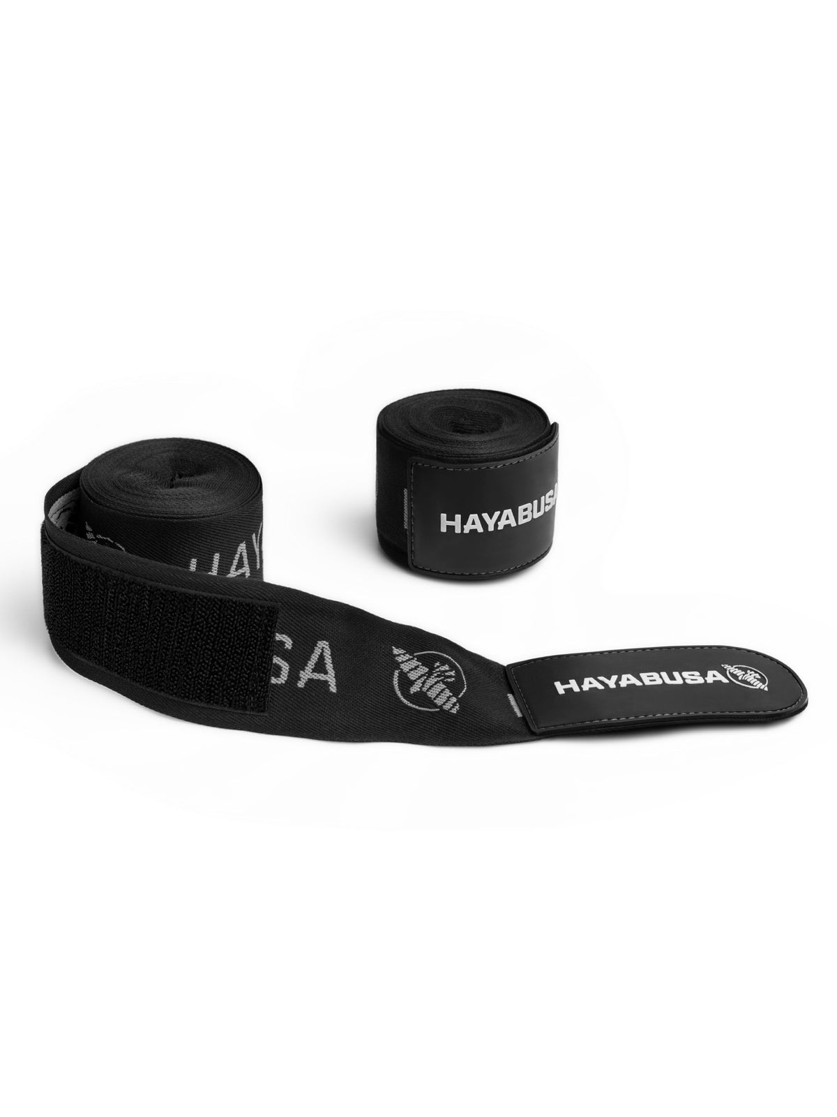 Hayabusa Deluxe Hand Wraps, black, feature graphic