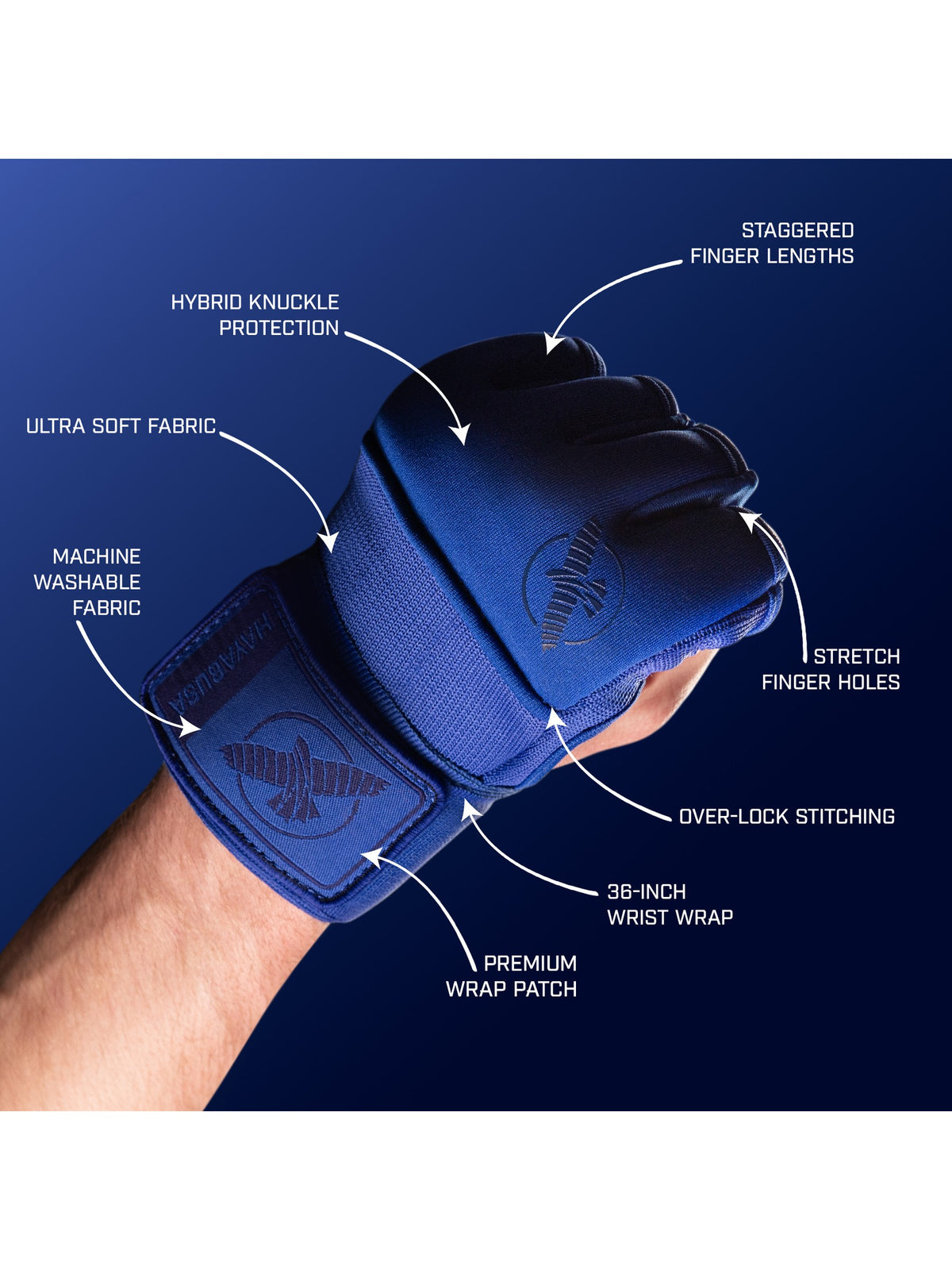 Hayabusa Deluxe Quick Wraps, blue, image 2