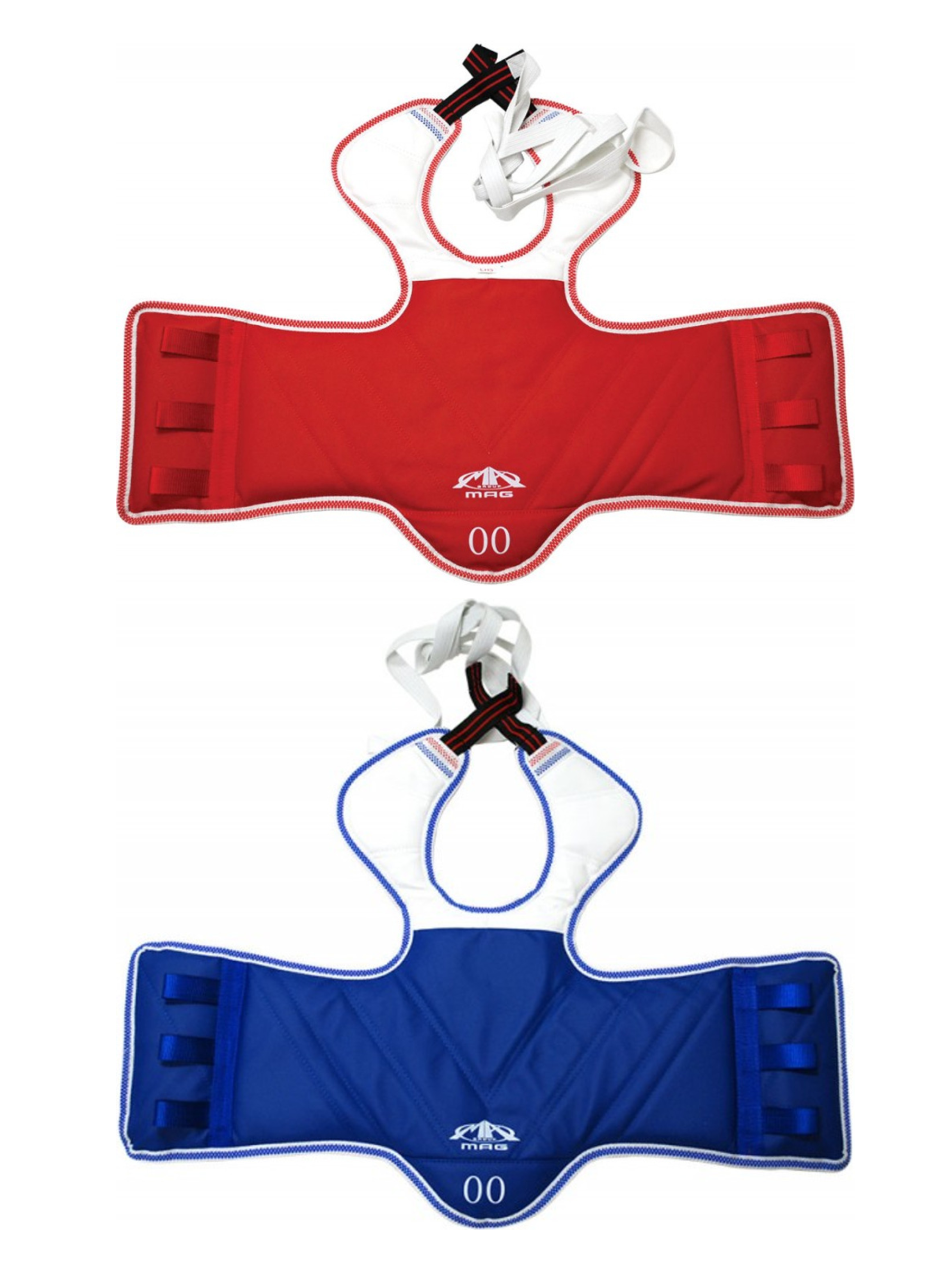 MAG Taekwondo Reversible Chest Guard Blue/Red