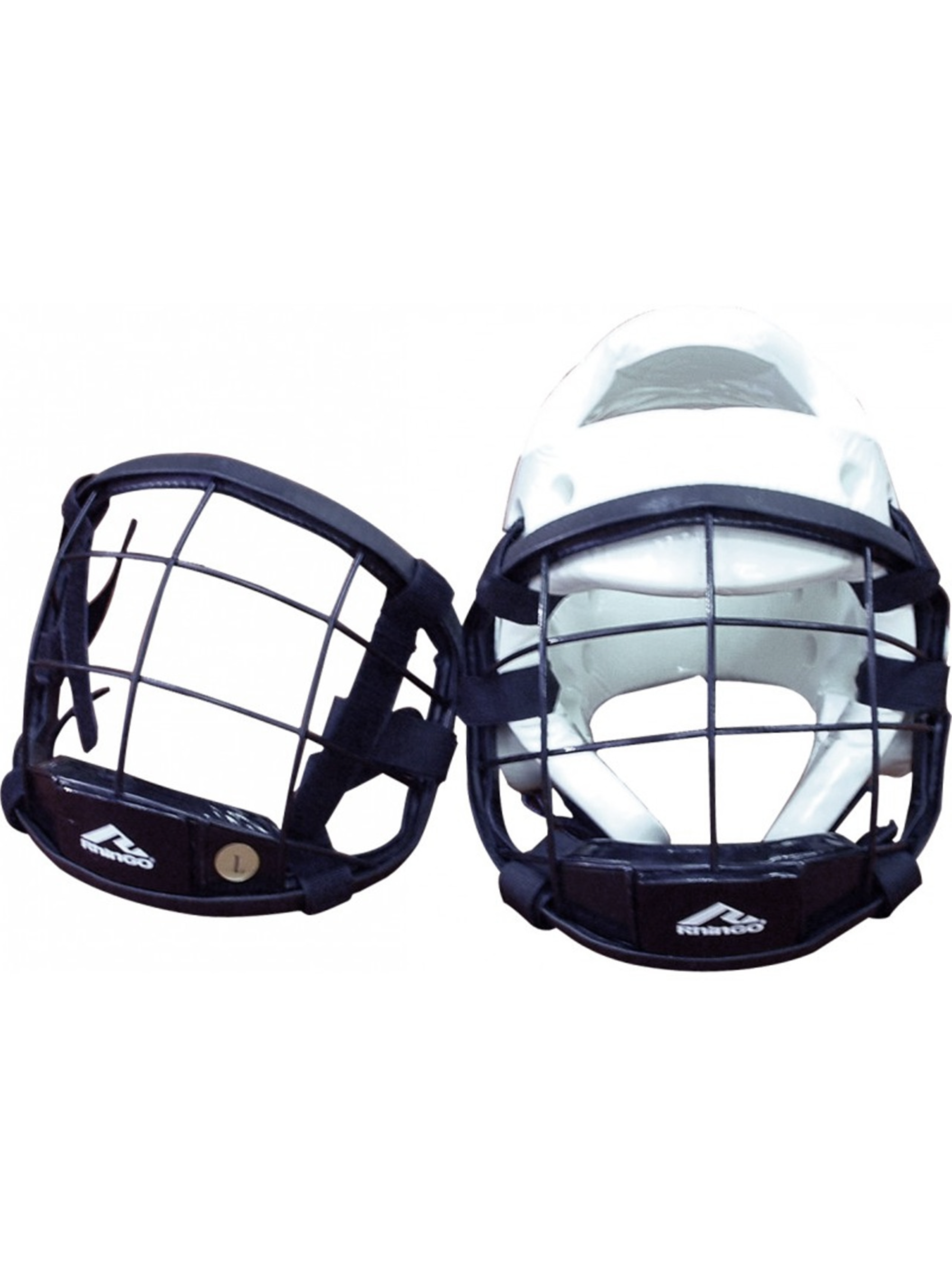 MAG Metal Karate/TKD Face Shield White/Black