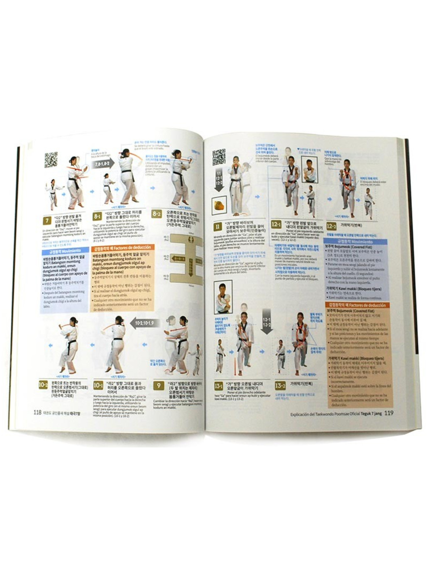 MAG "The Explanation of Official TKD Poomsae II" Book Spanish Edition