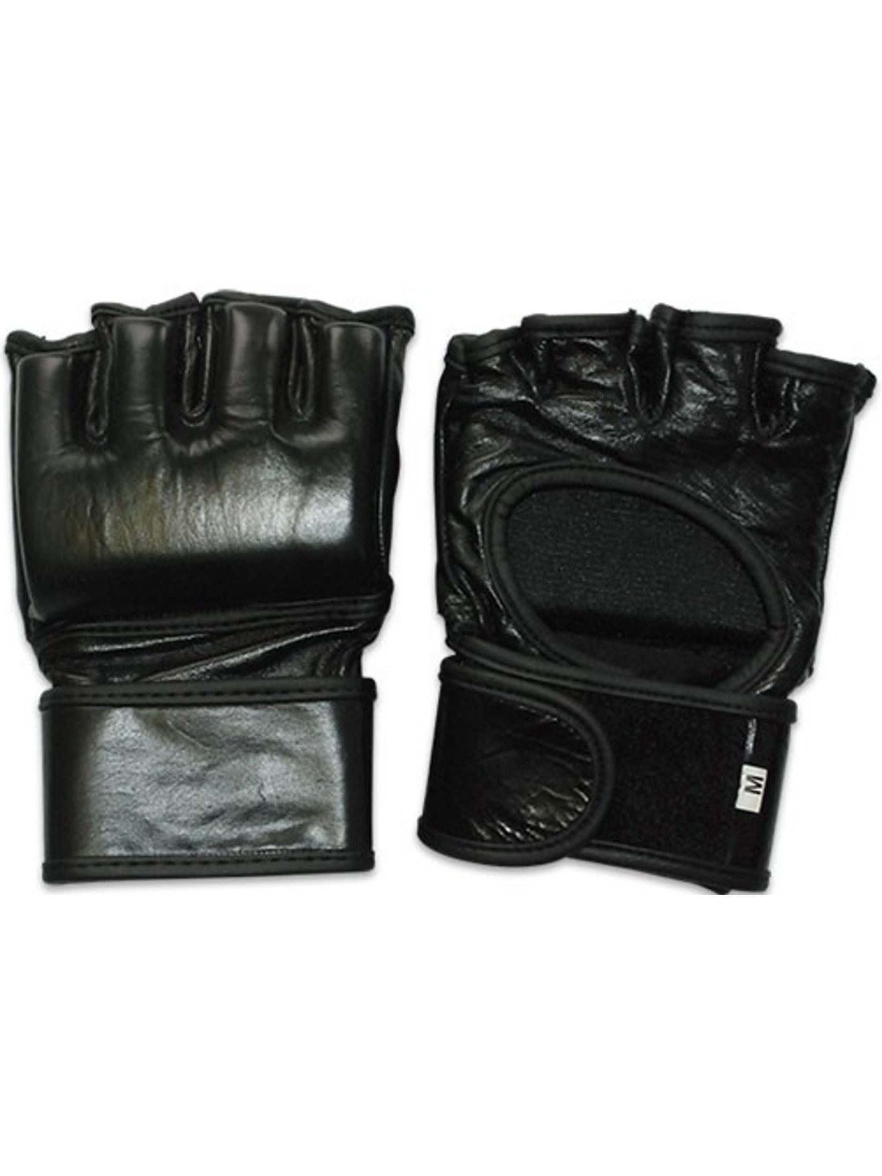 MAG MMA Leather Grappling Gloves Black