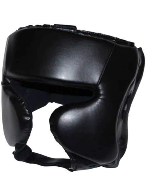 Boxing Head Guard for Kickboxing Training Black