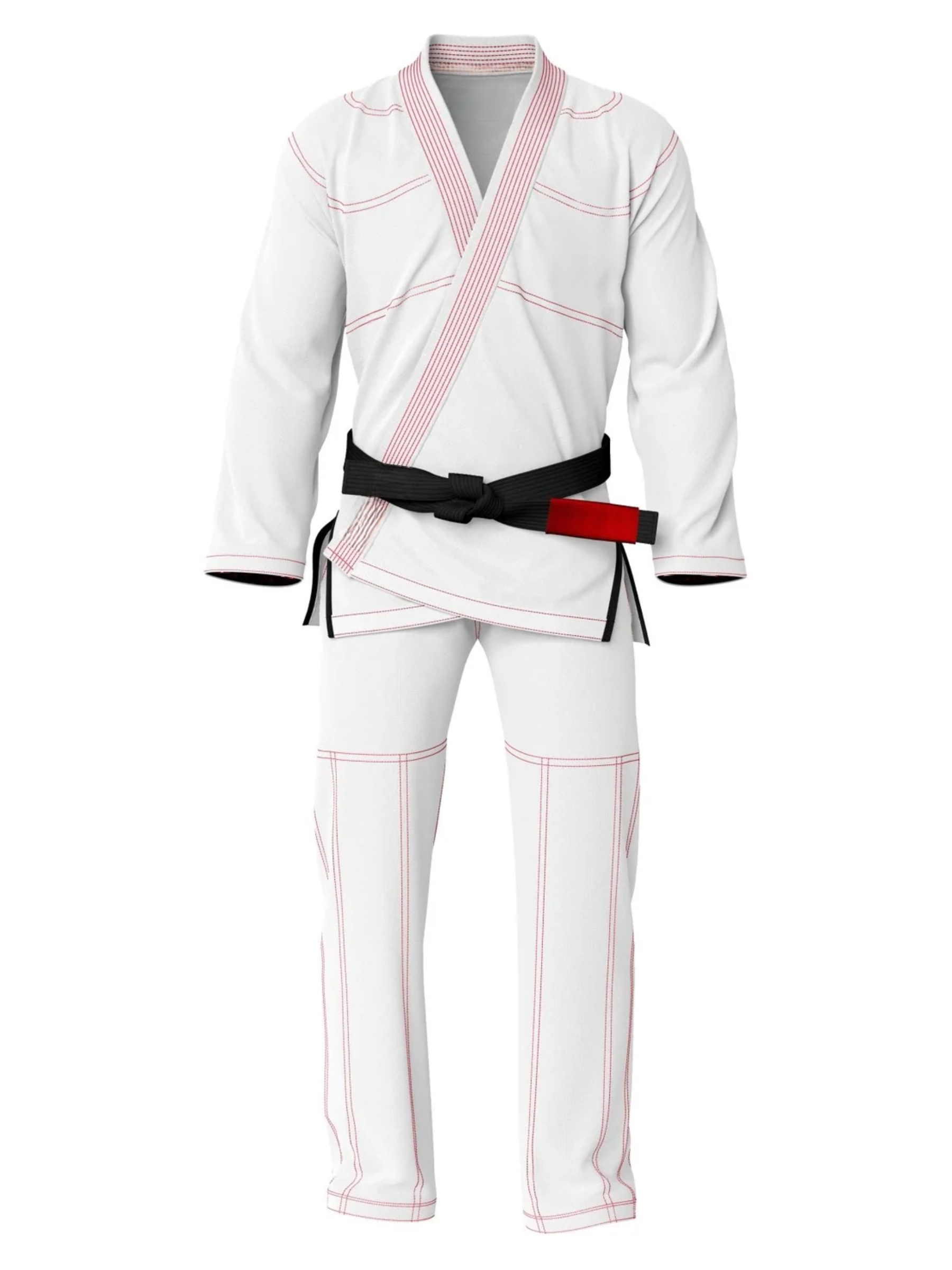 Premium Brazilian Jiu Jitsu Gi White/Pink