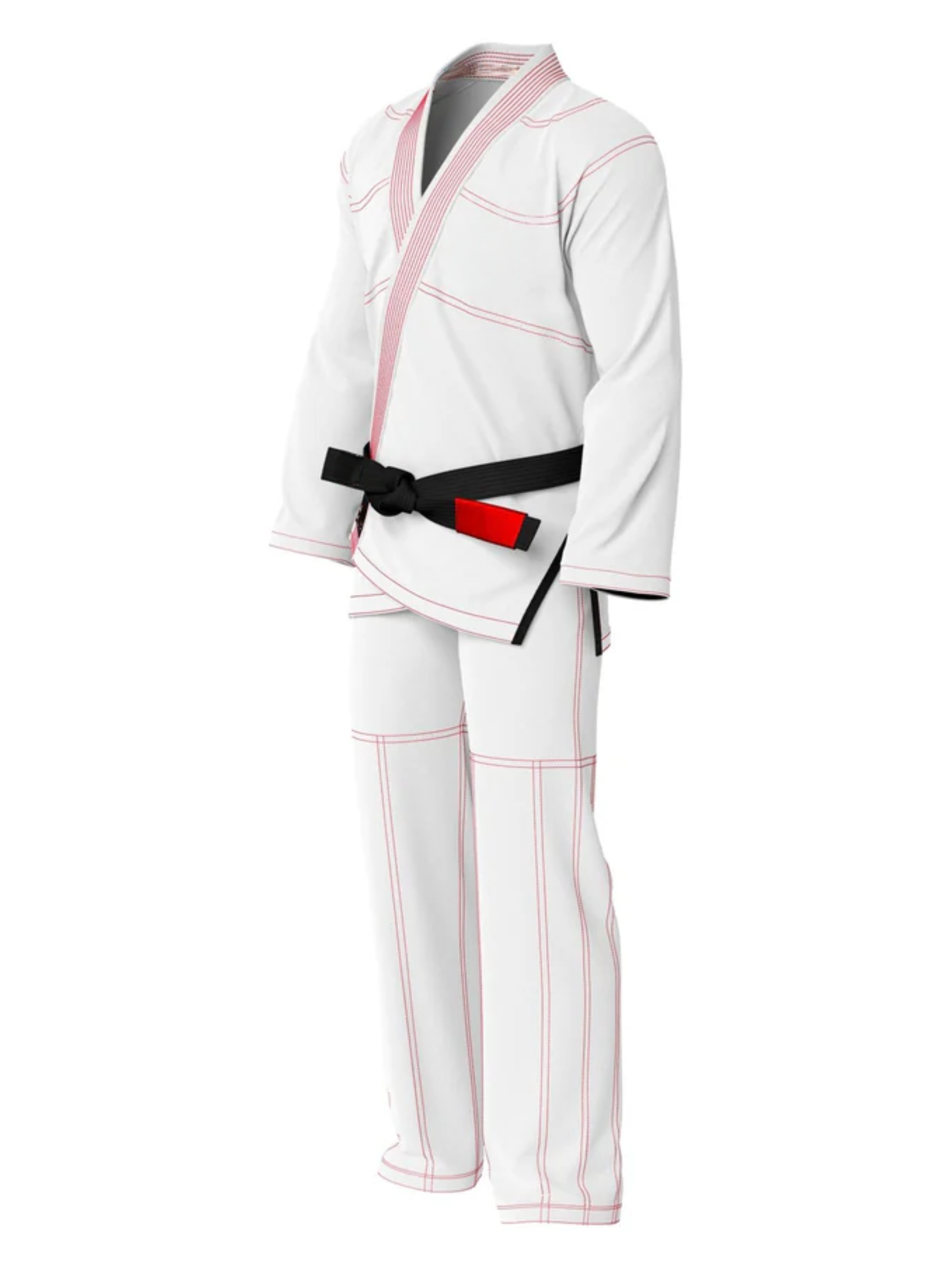 Premium Brazilian Jiu Jitsu Gi White/Pink