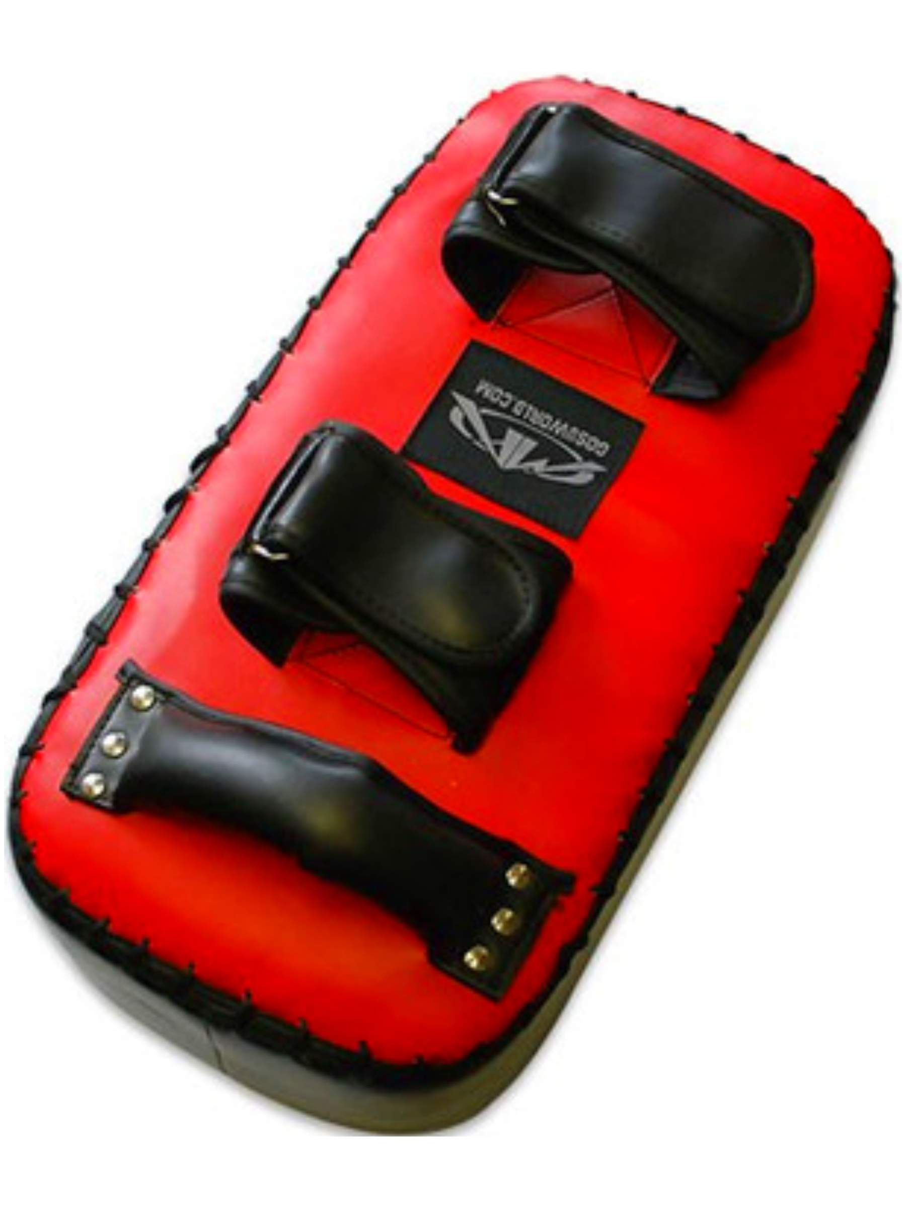 MAG Leather Muay Thai Shield Black/Red