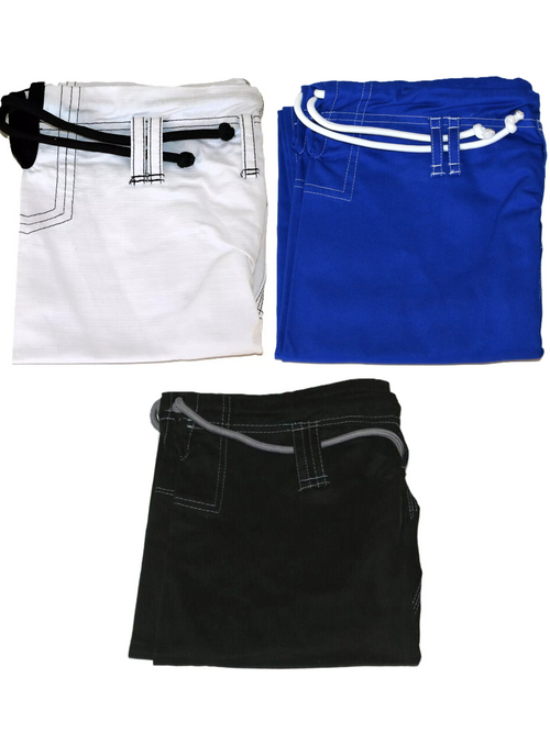 12oz Ripstop Jiu Jitsu Gi Pants with Contrast Stitching