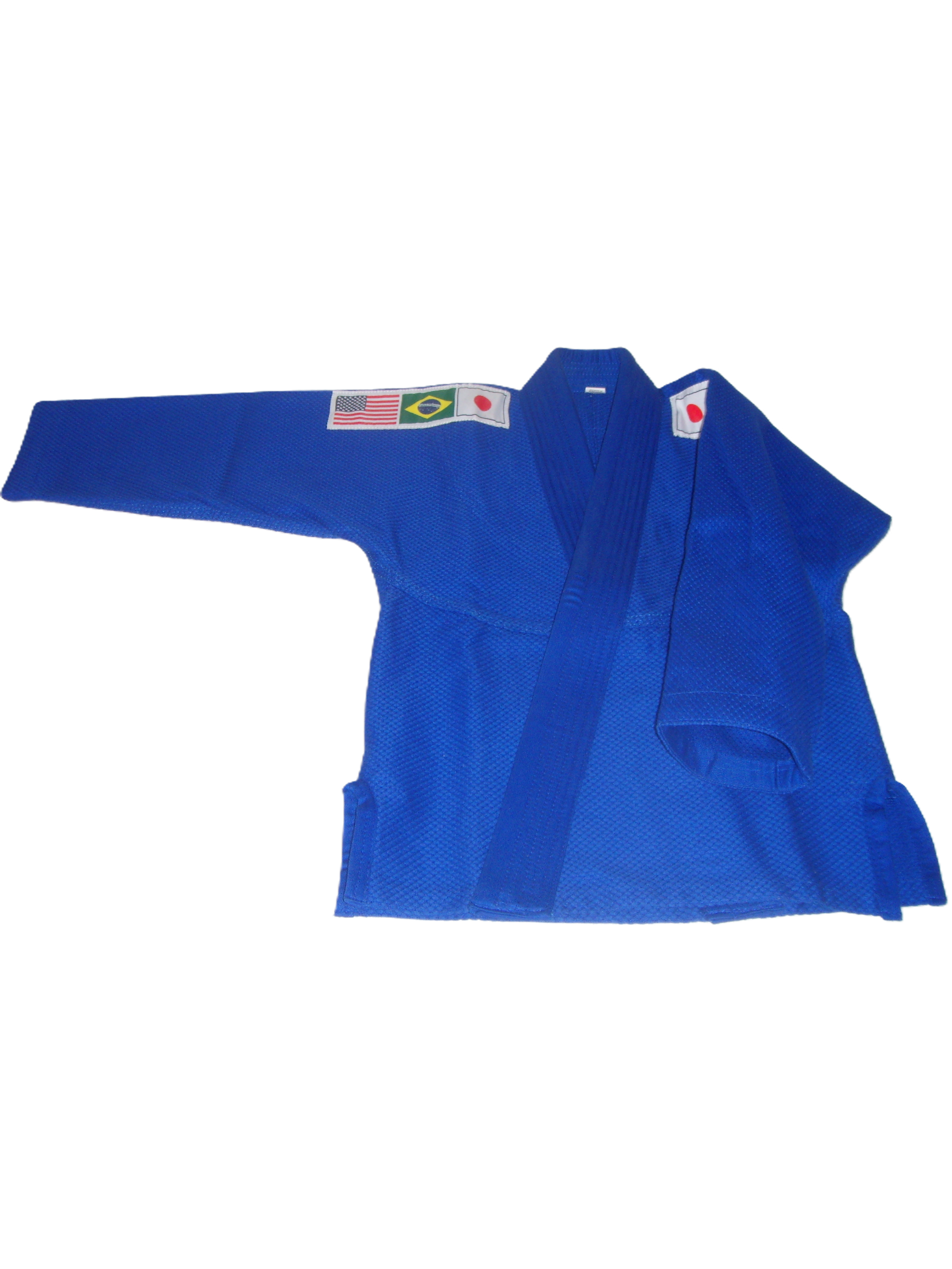 Premium Flag Kids Brazilian Jiu Jitsu Gi Blue