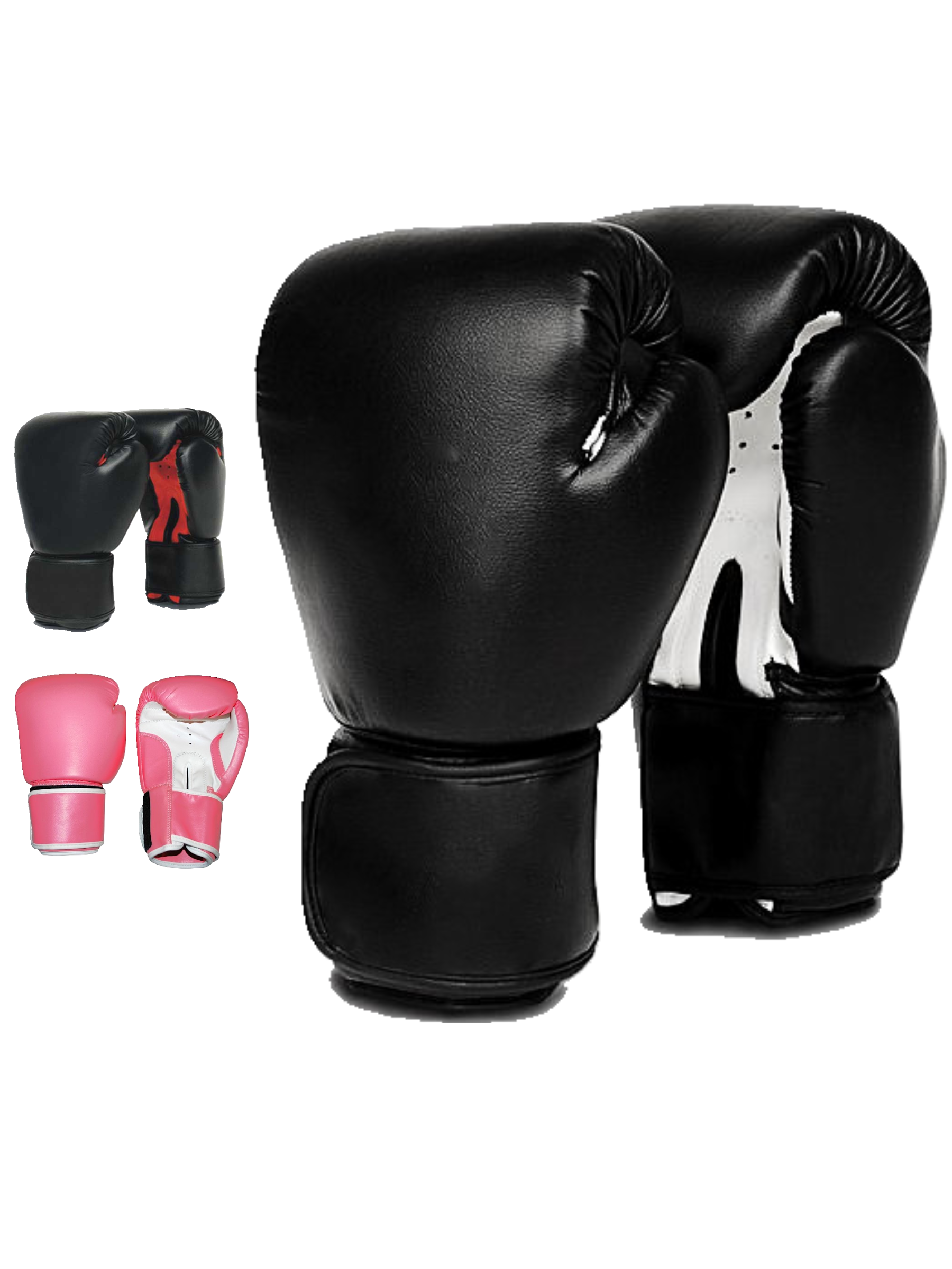 Classic Boxing Gloves for Sparring in Faux Leather