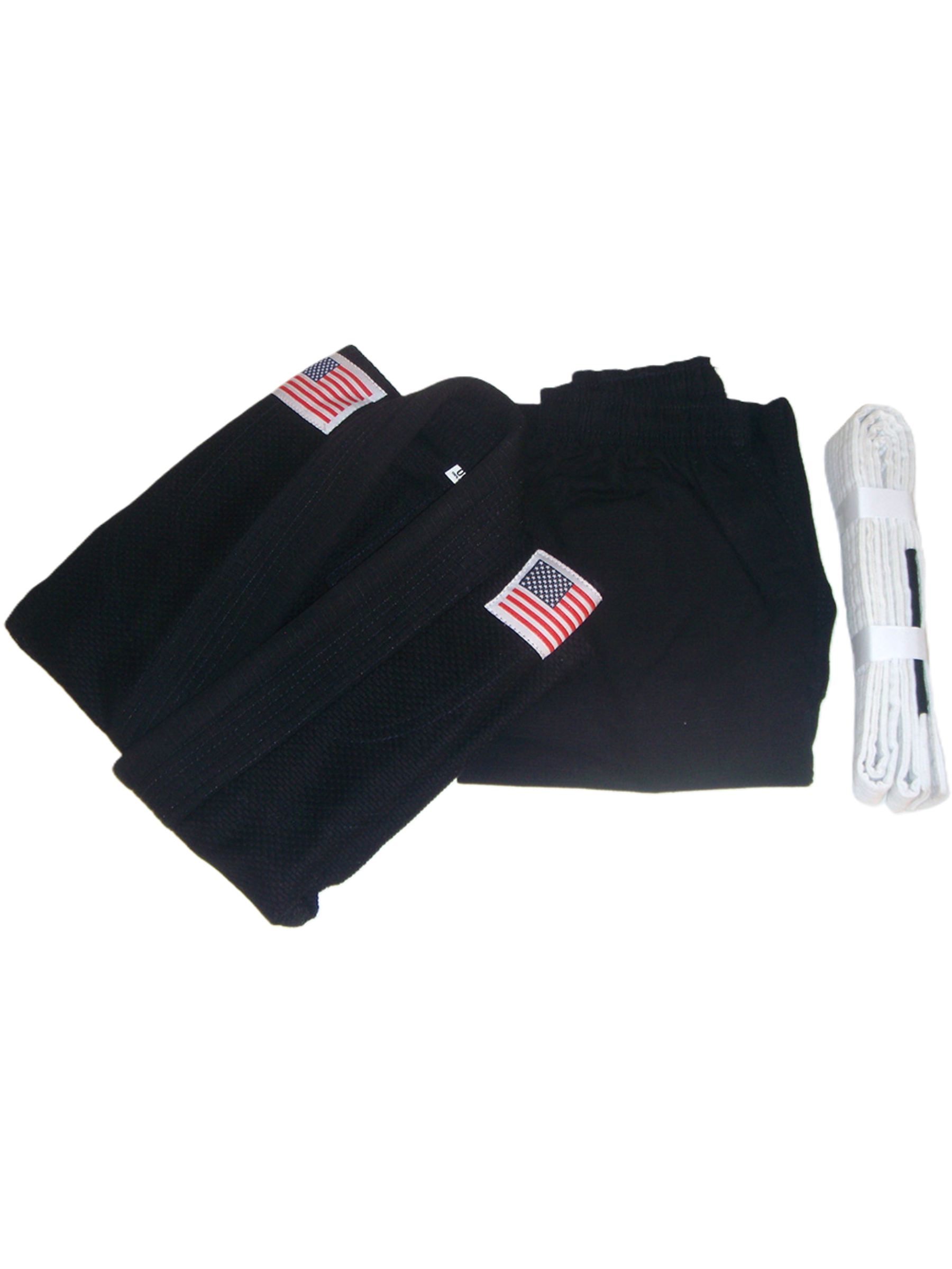 Premium Flag Kids Brazilian Jiu Jitsu Gi Black