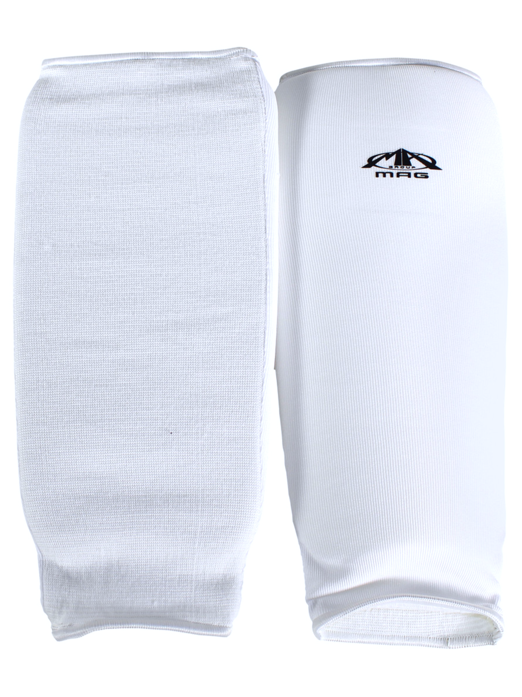 MAG Karate/TKD Cloth Shin Guards White