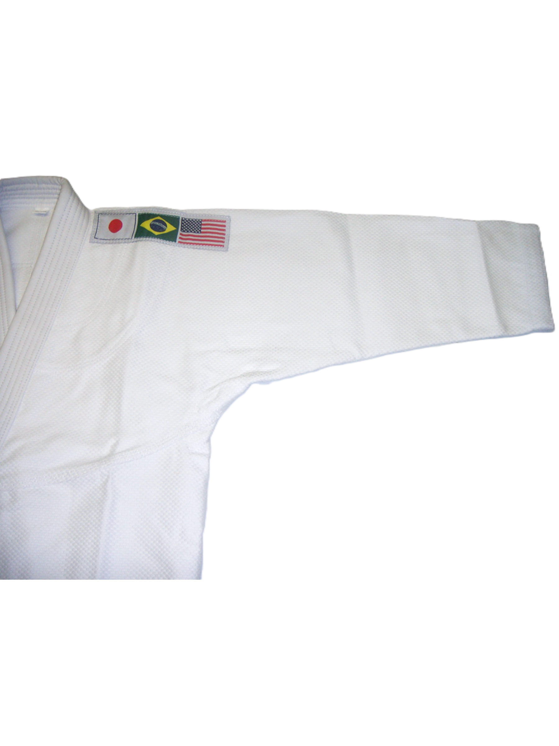 Premium Flag Kids Brazilian Jiu Jitsu Gi White