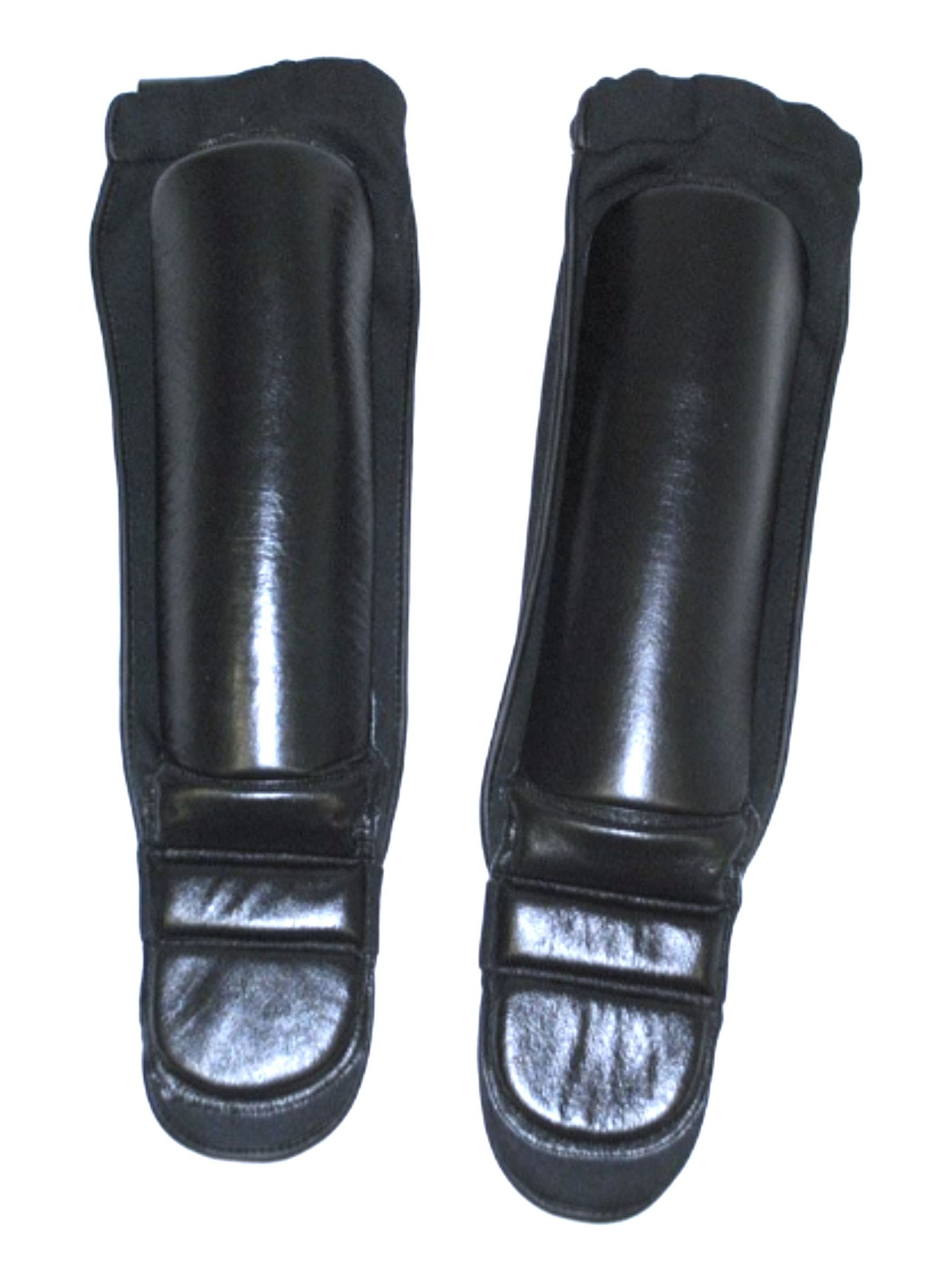 MAG MMA Leather Shin-Instep Guards Black