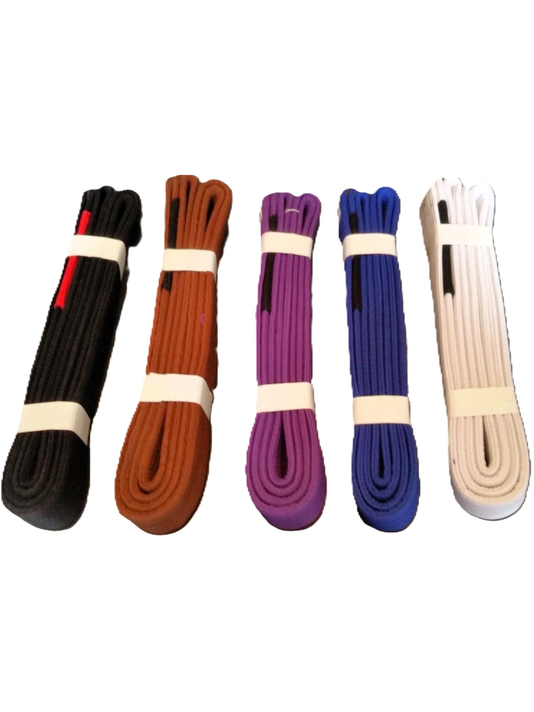 Brazilian Jiu Jitsu Belts with 6 Rows of Stitching