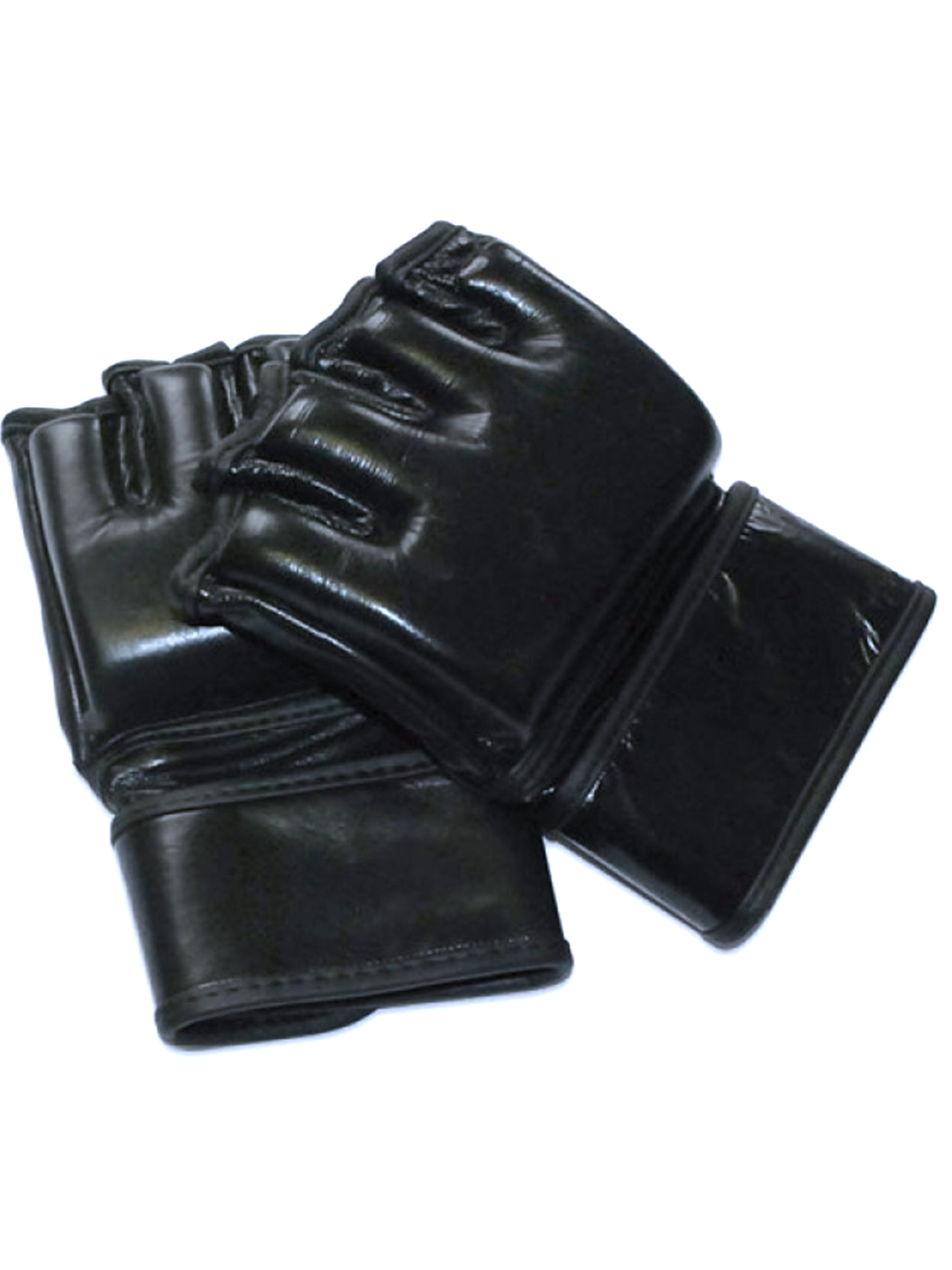 MAG MMA Leather Grappling Gloves Black