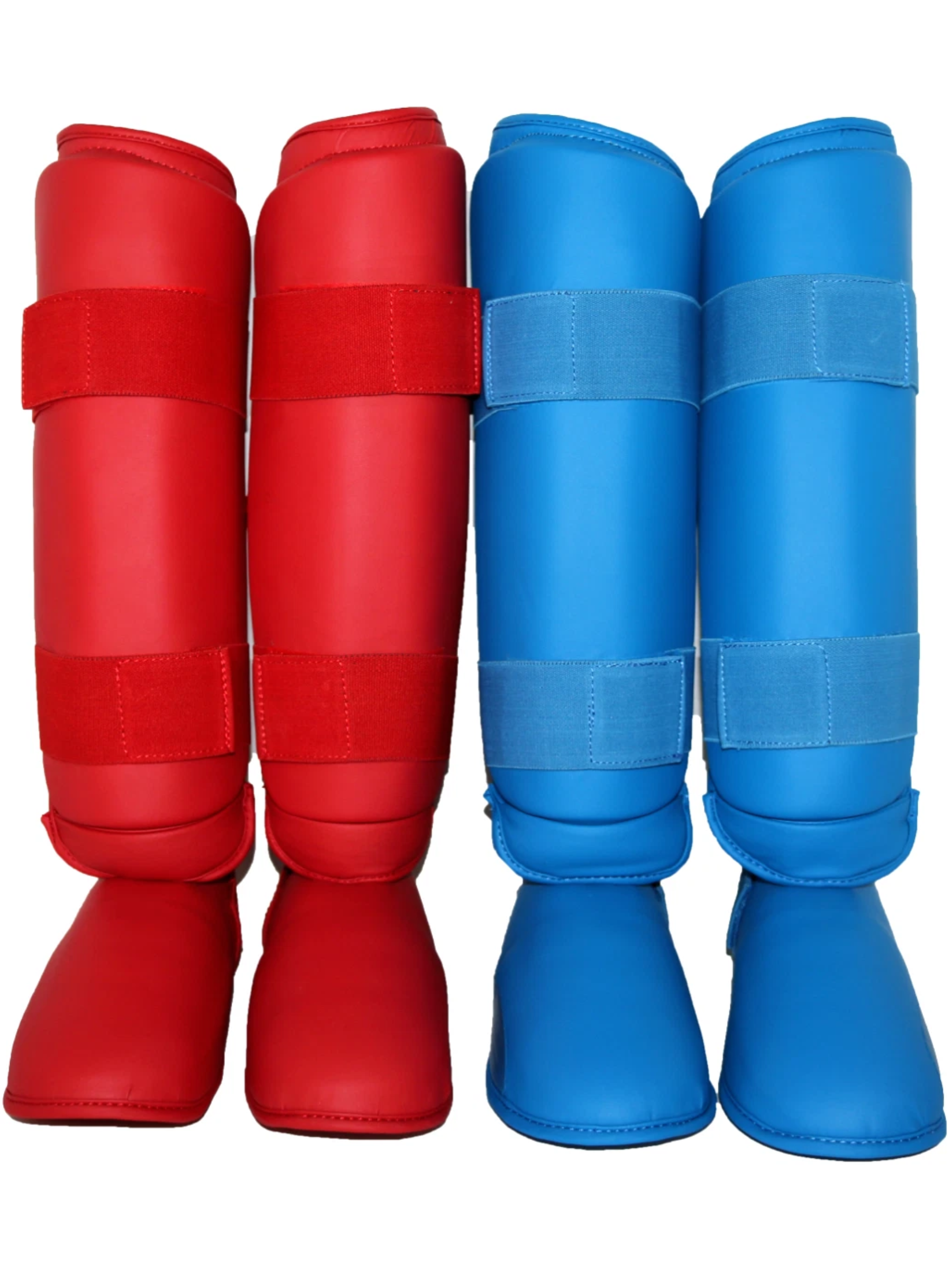 Karate Shin Instep Guards with Detachable Feet