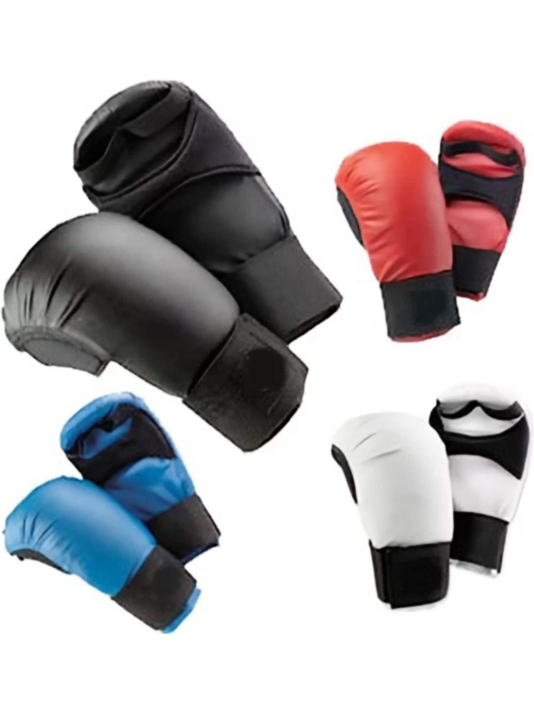 Guantes y mitones de sparring de karate de primer nivel 