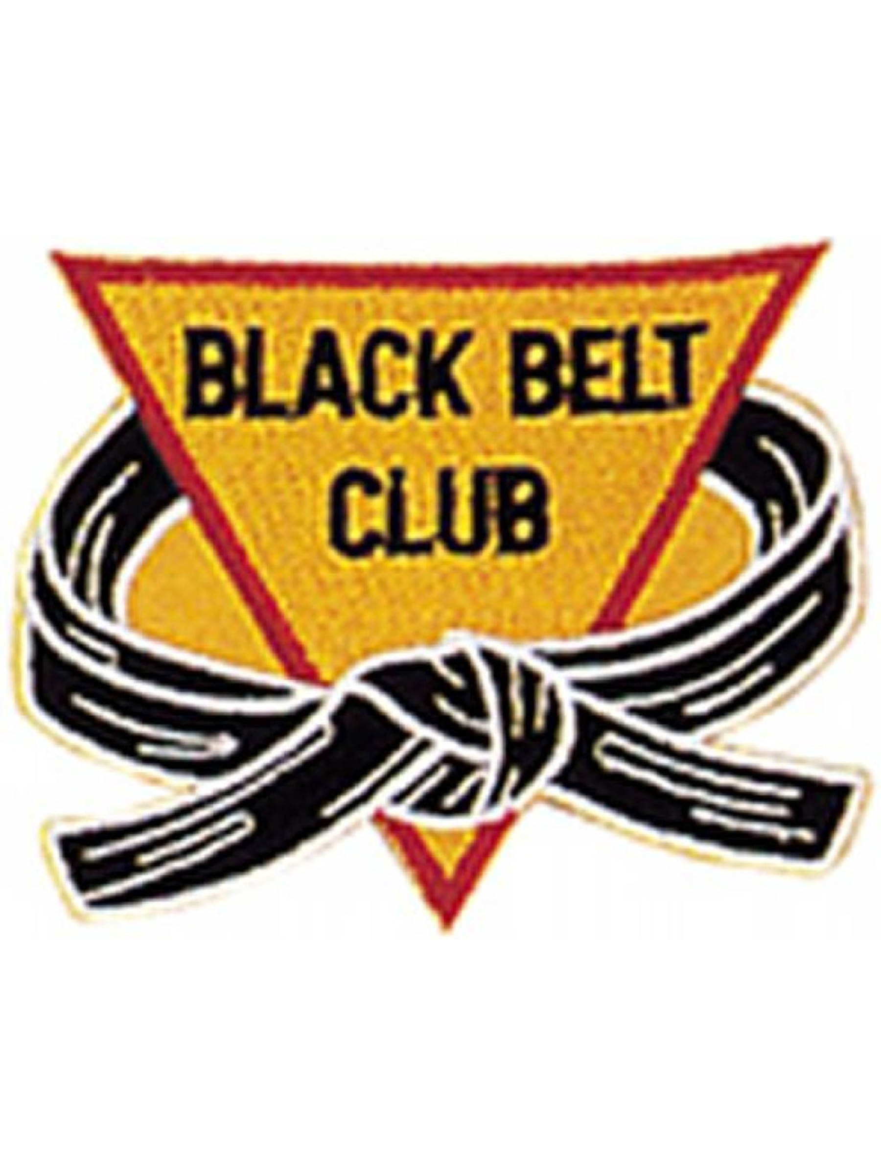 MAG "Black Belt Club" Triangle Patch