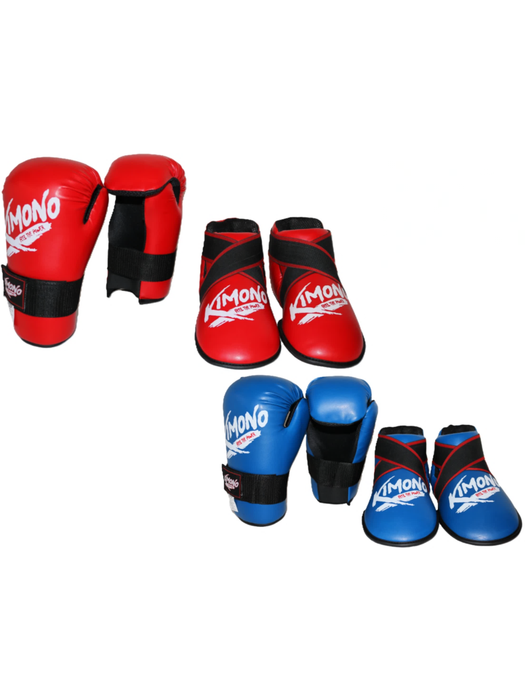 Conjunto de equipo de combate de karate de semicontacto tipo kimono 