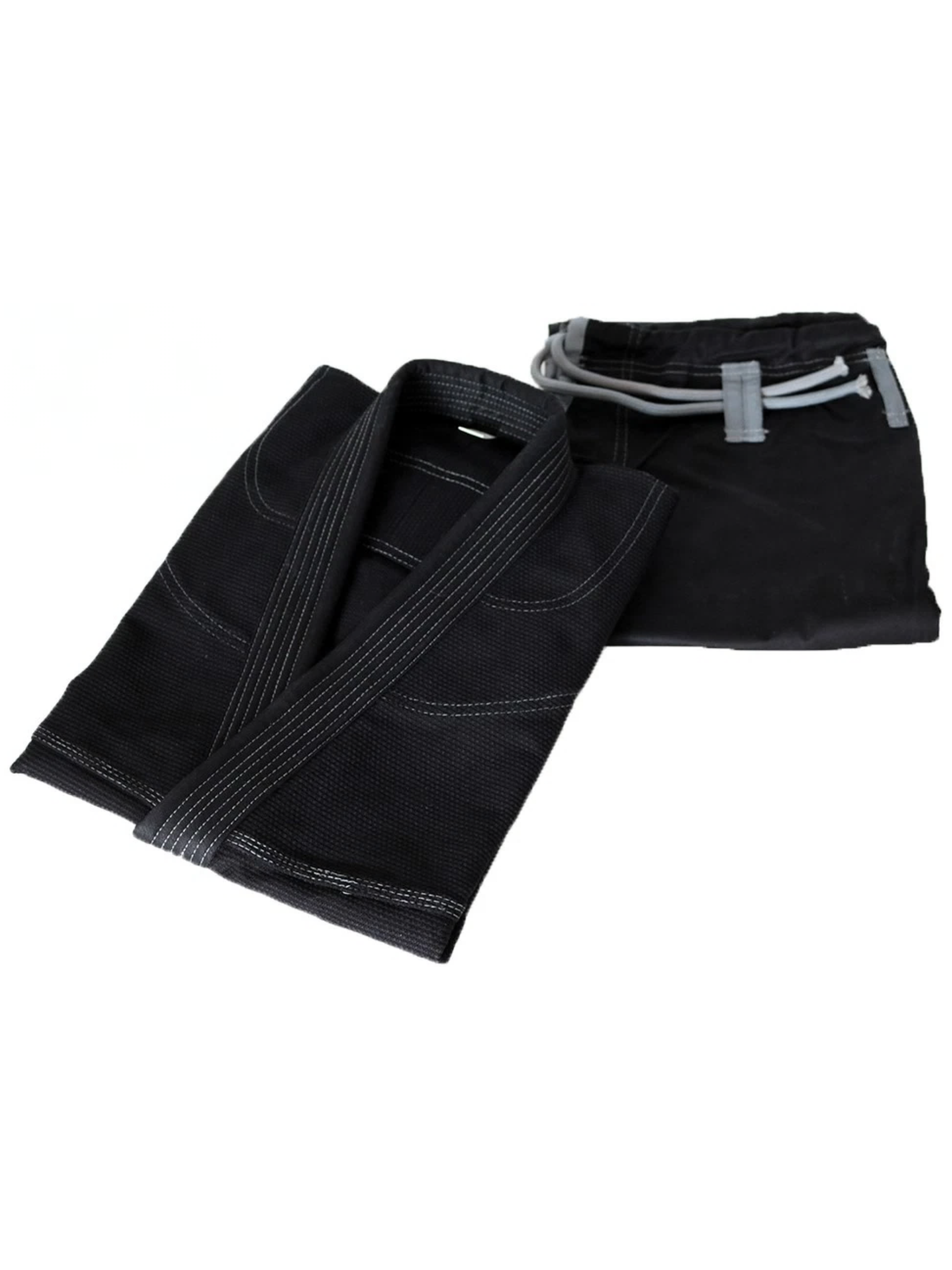 Gi de Jiu Jitsu Brasileño Premium Negro/Gris 