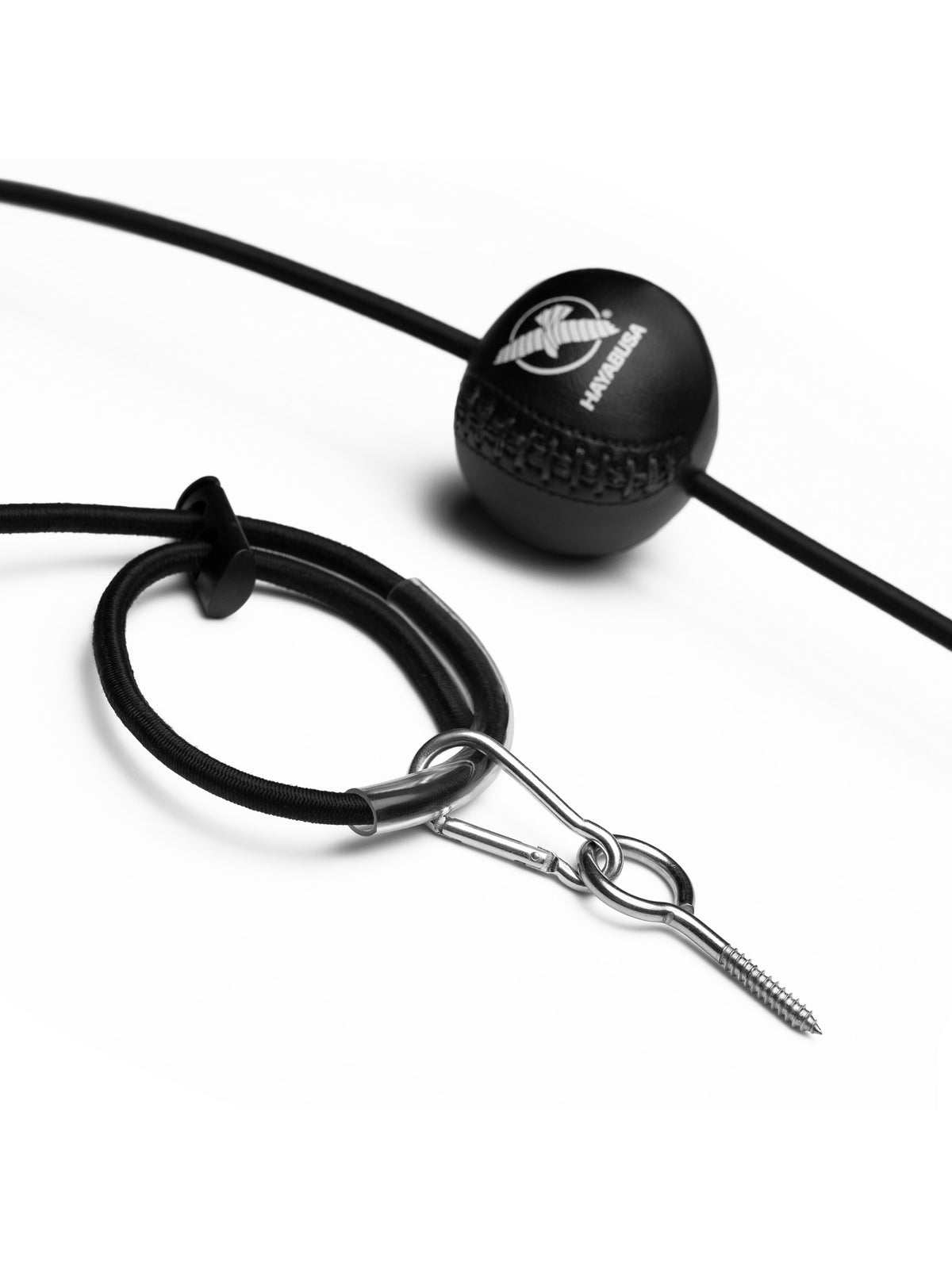Hayabusa Double End Ball – Elastic Cord Detail