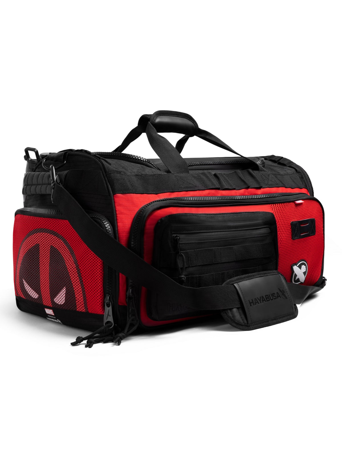 Marvel's Deadpool Duffle Bag, red/black, main image