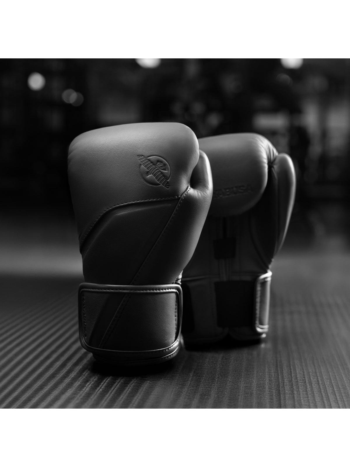 Hayabusa E1 Leather Boxing Gloves, onyx black, image 7