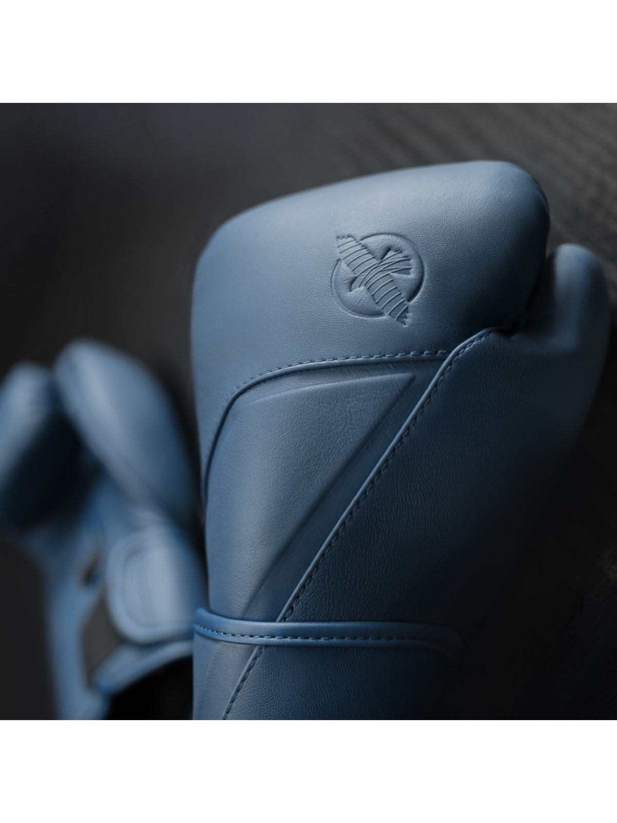 Hayabusa E1 Leather Boxing Gloves, dusk blue, image 4