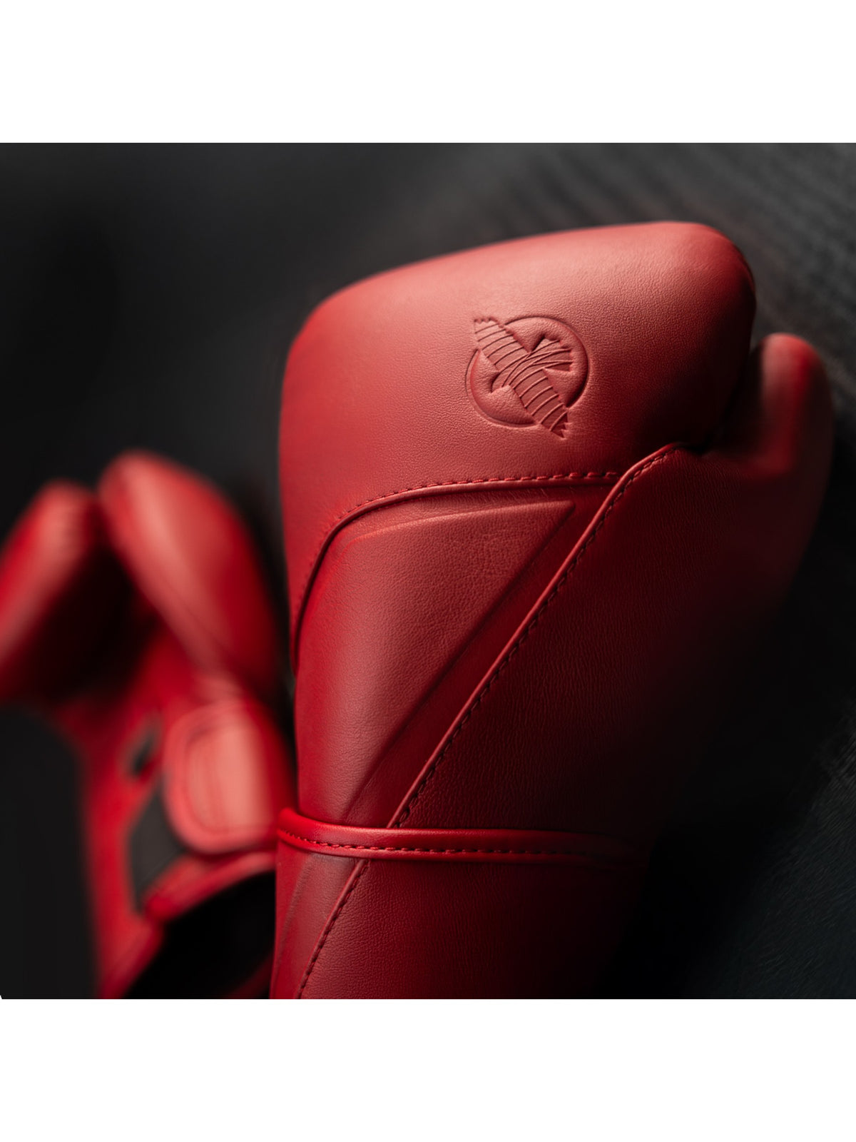 Hayabusa E1 Leather Boxing Gloves, canyon red, image 4