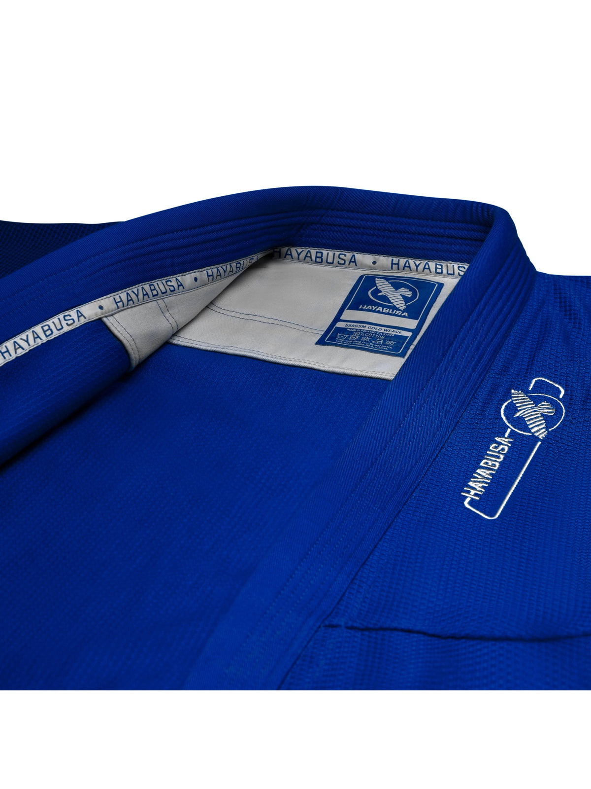 Hayabusa Essential Gold Weave Jiu-Jitsu Gi, blue, image 2