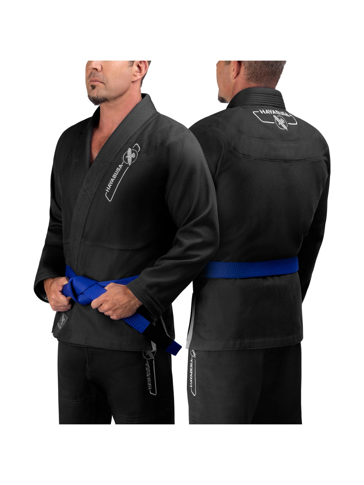 Hayabusa Essential Gold Weave Jiu-Jitsu Gi, black, main image
