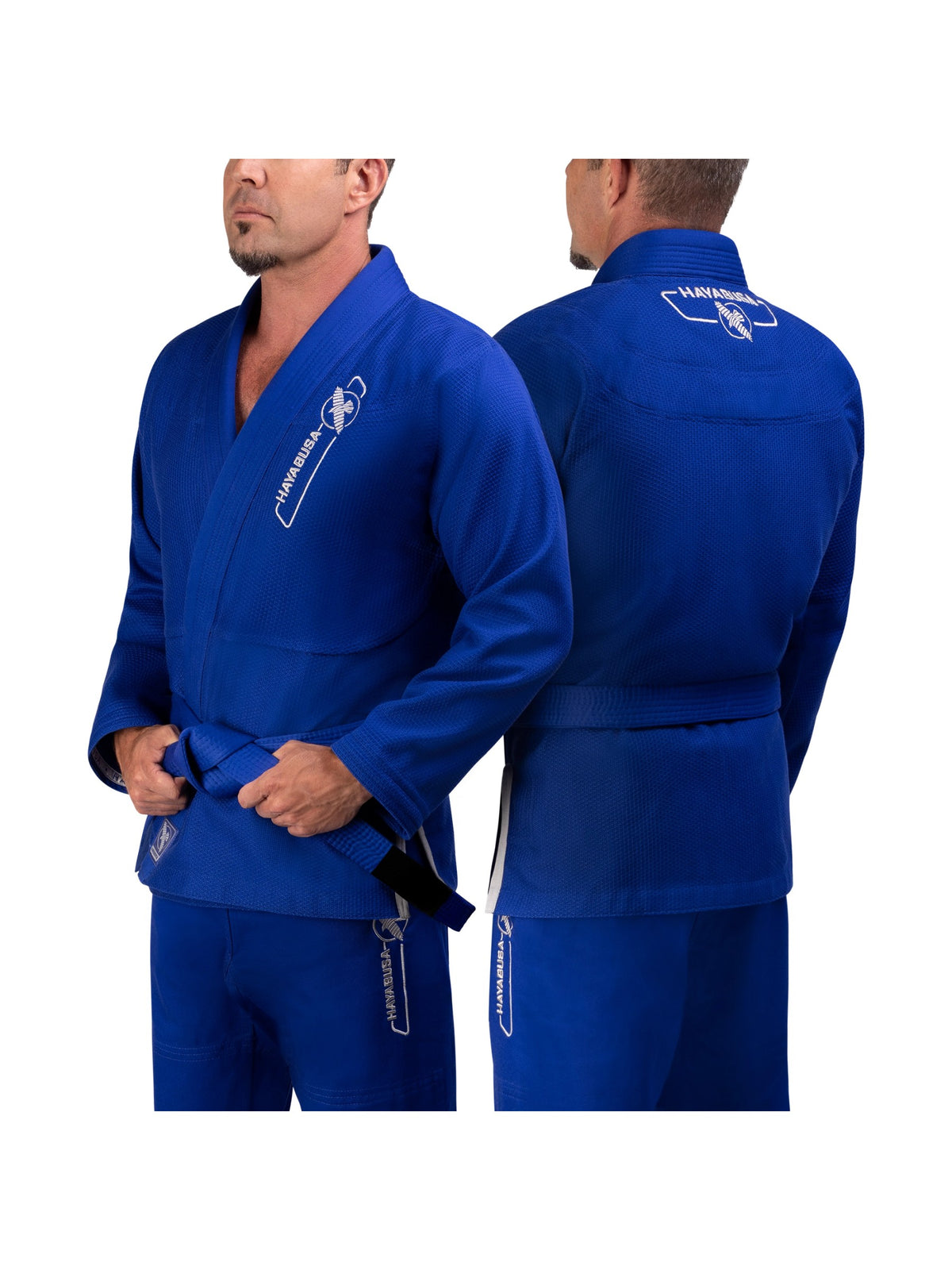 Hayabusa Essential Gold Weave Jiu-Jitsu Gi, blue, main image