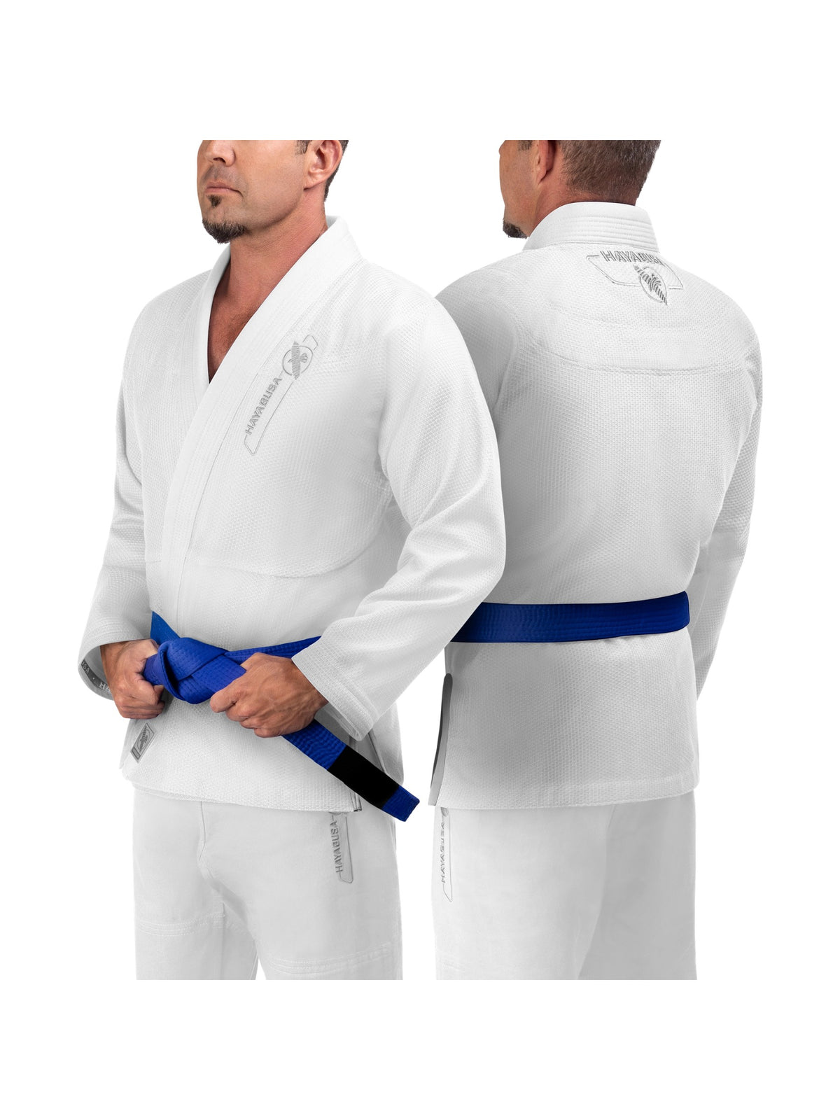 Hayabusa Essential Gold Weave Jiu-Jitsu Gi, white, main image