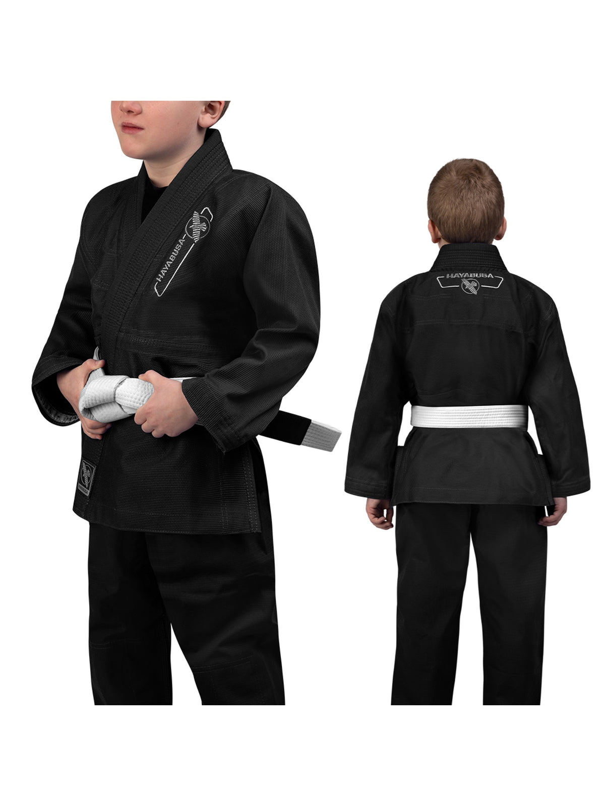 Children's Essential Jiu-Jitsu Gi, black, main image
