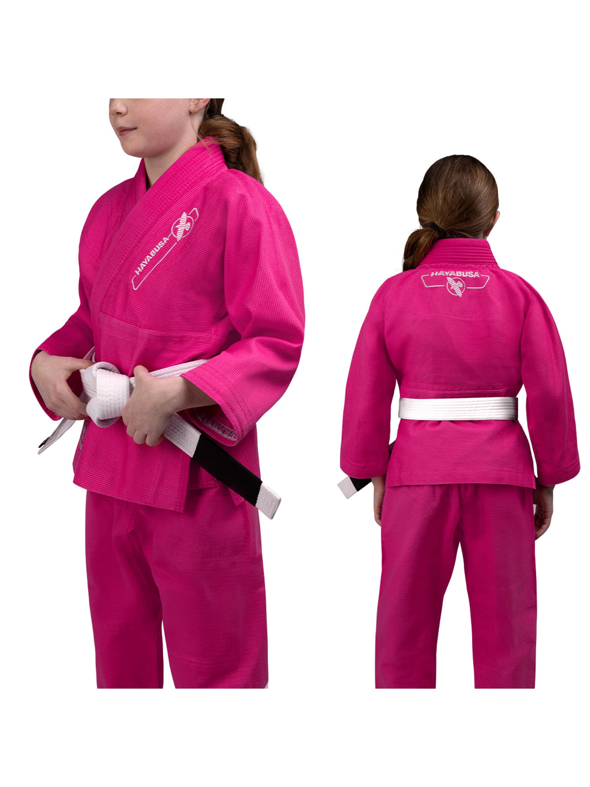 Children's Essential Jiu-Jitsu Gi, pink, main image