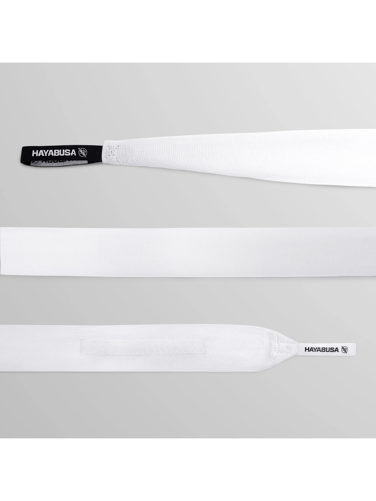 Hayabusa Gauze Boxing Hand Wraps – Grey Detail View