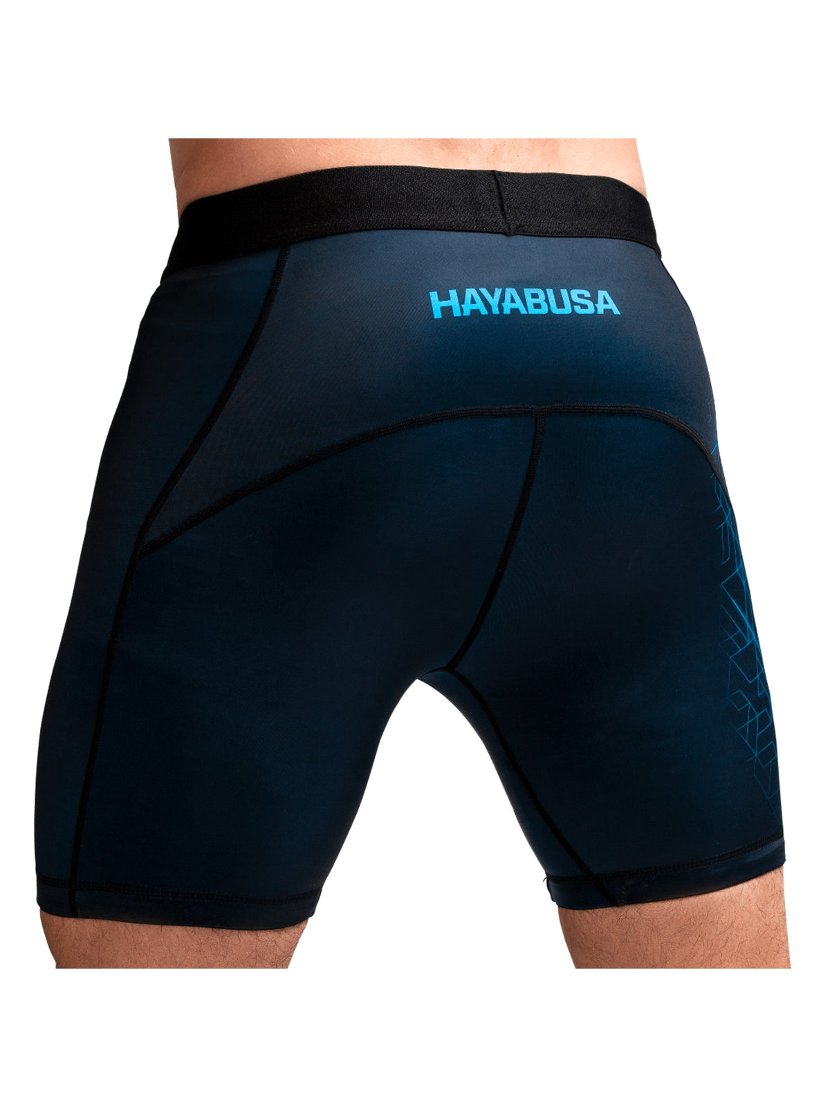 Hayabusa Geo Vale Tudo Shorts - Blue Back
