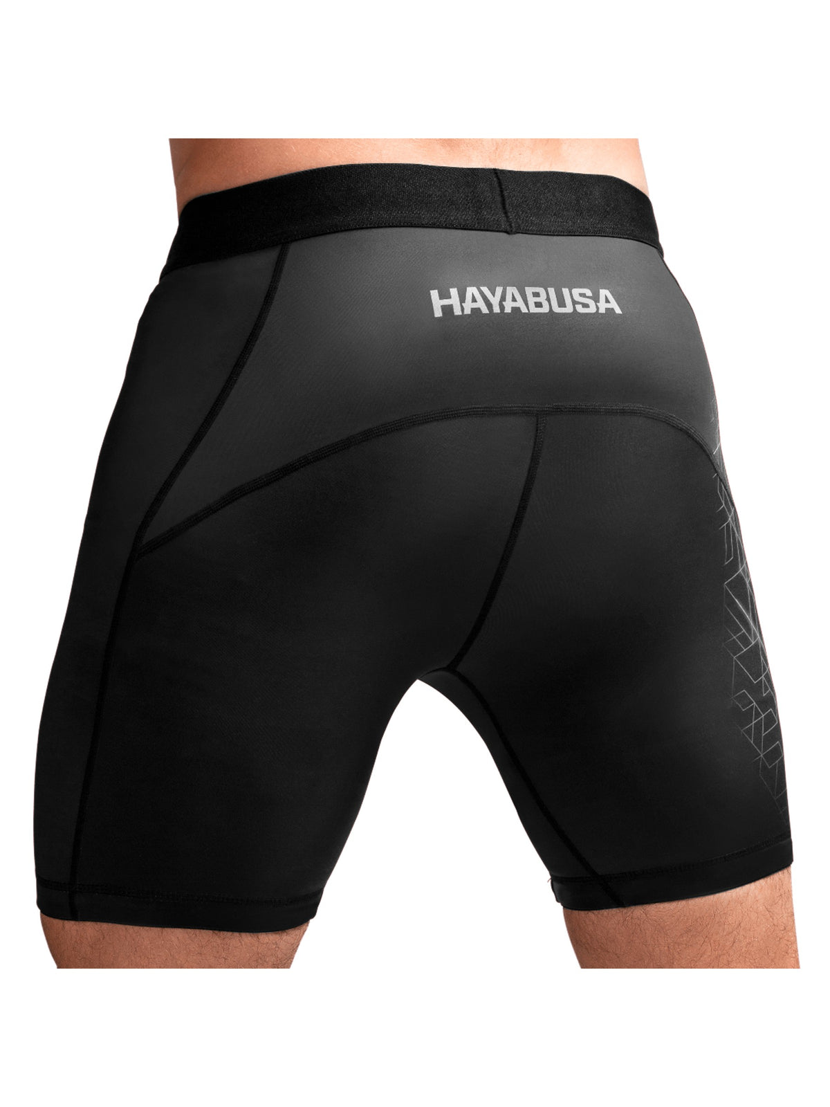 Hayabusa Geo Vale Tudo Shorts - Grey Back