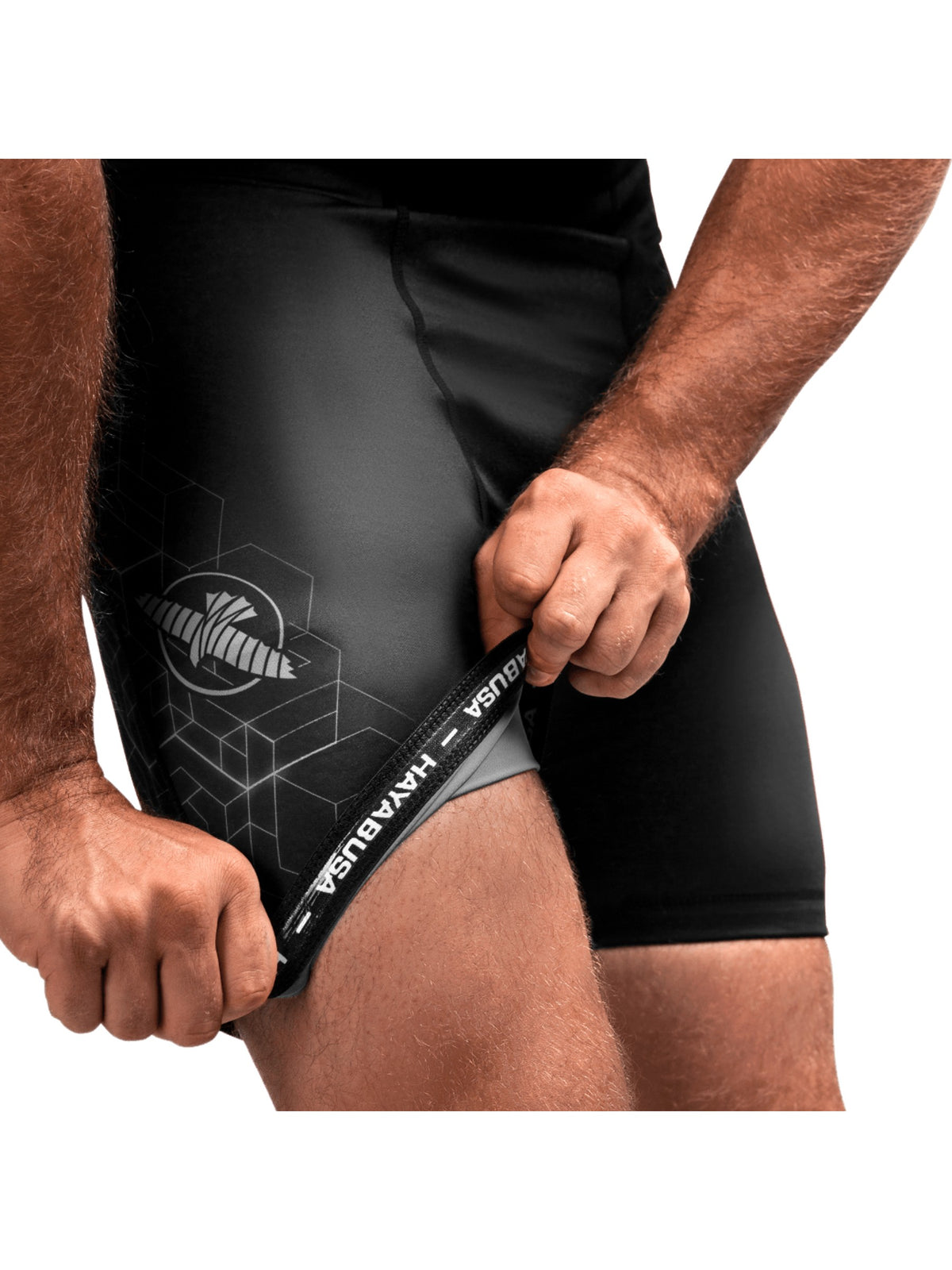 Hayabusa Geo Vale Tudo Shorts, grey, image 4