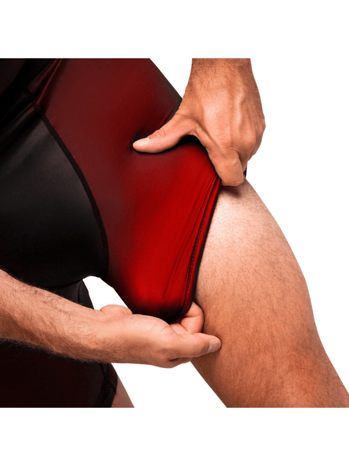 Hayabusa Geo Vale Tudo Shorts, red, image 3