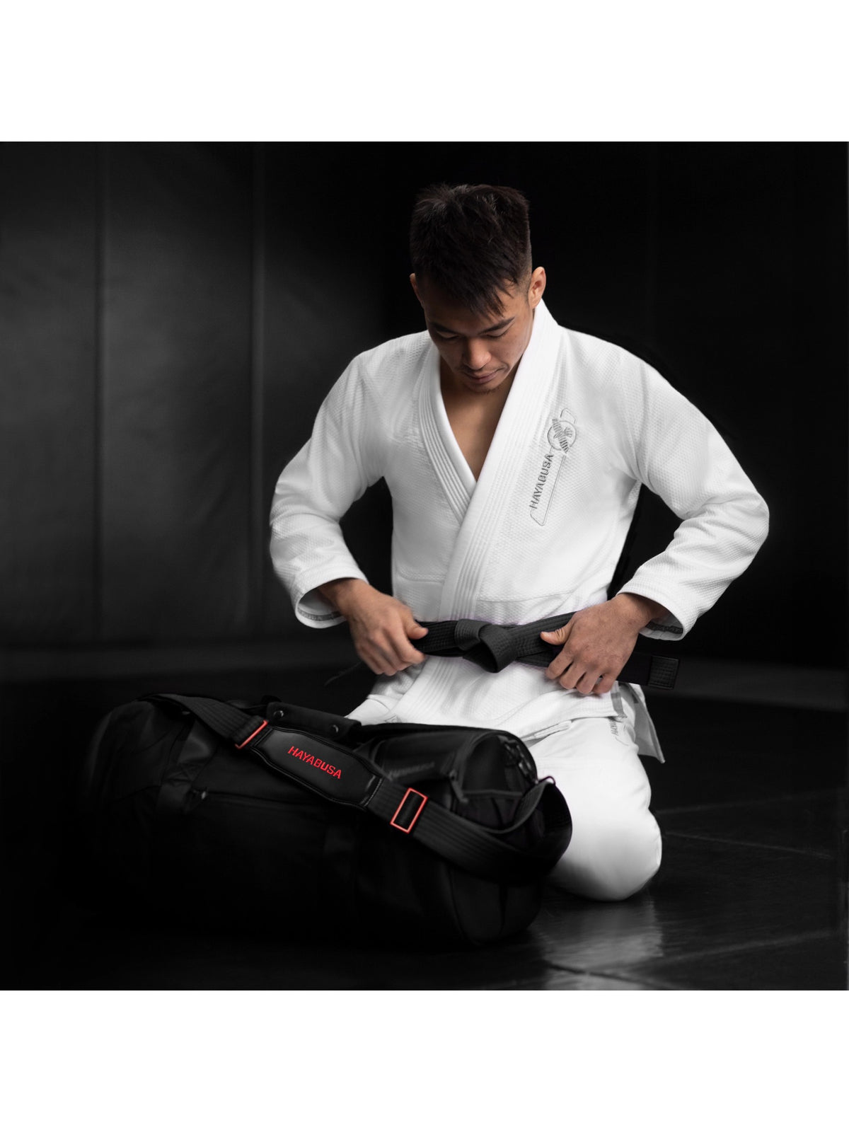 Hayabusa Jiu-Jitsu Ranked Duffle Strap, black, image 3