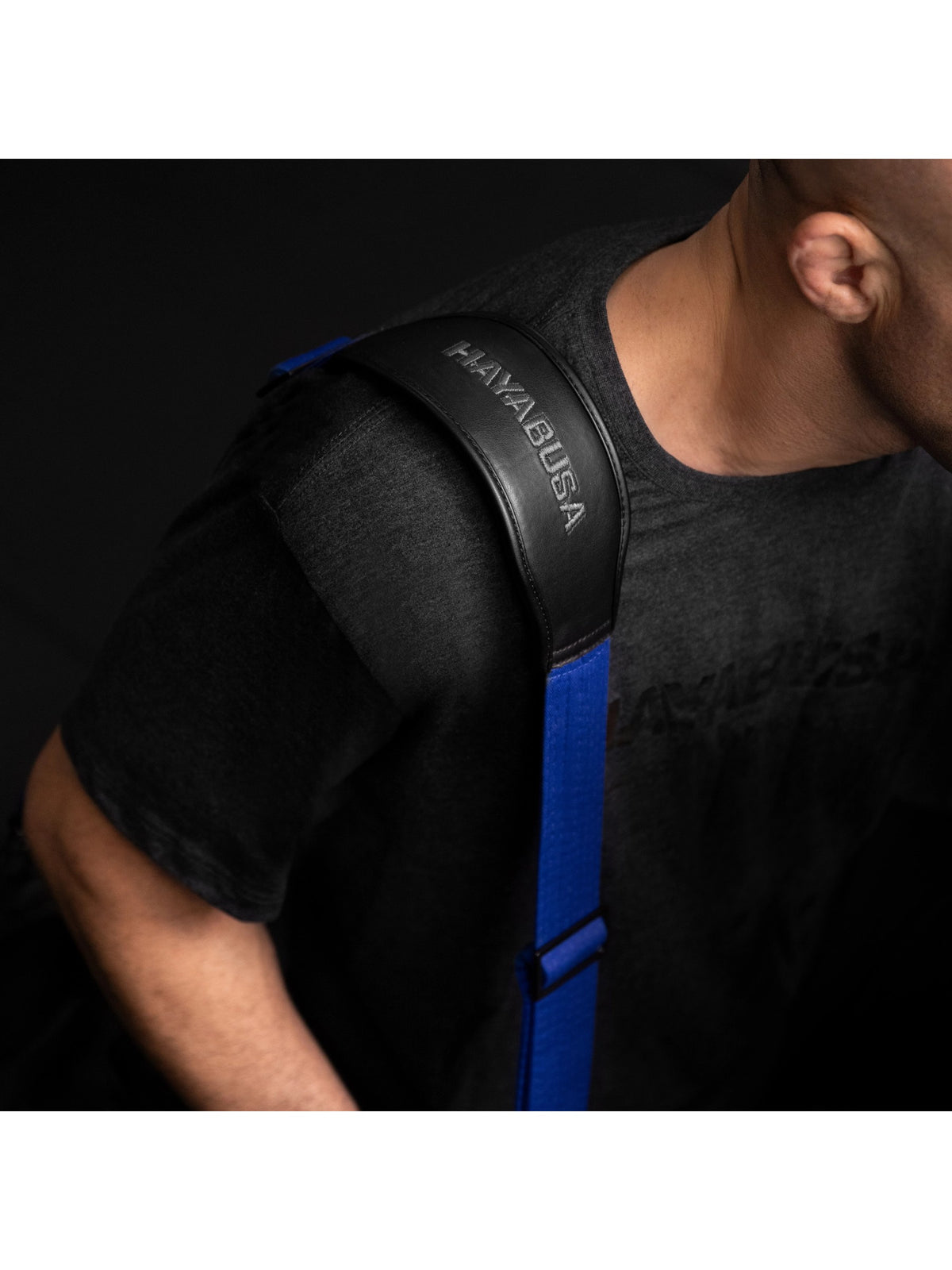 Hayabusa Jiu-Jitsu Ranked Duffle Strap, blue, image 4