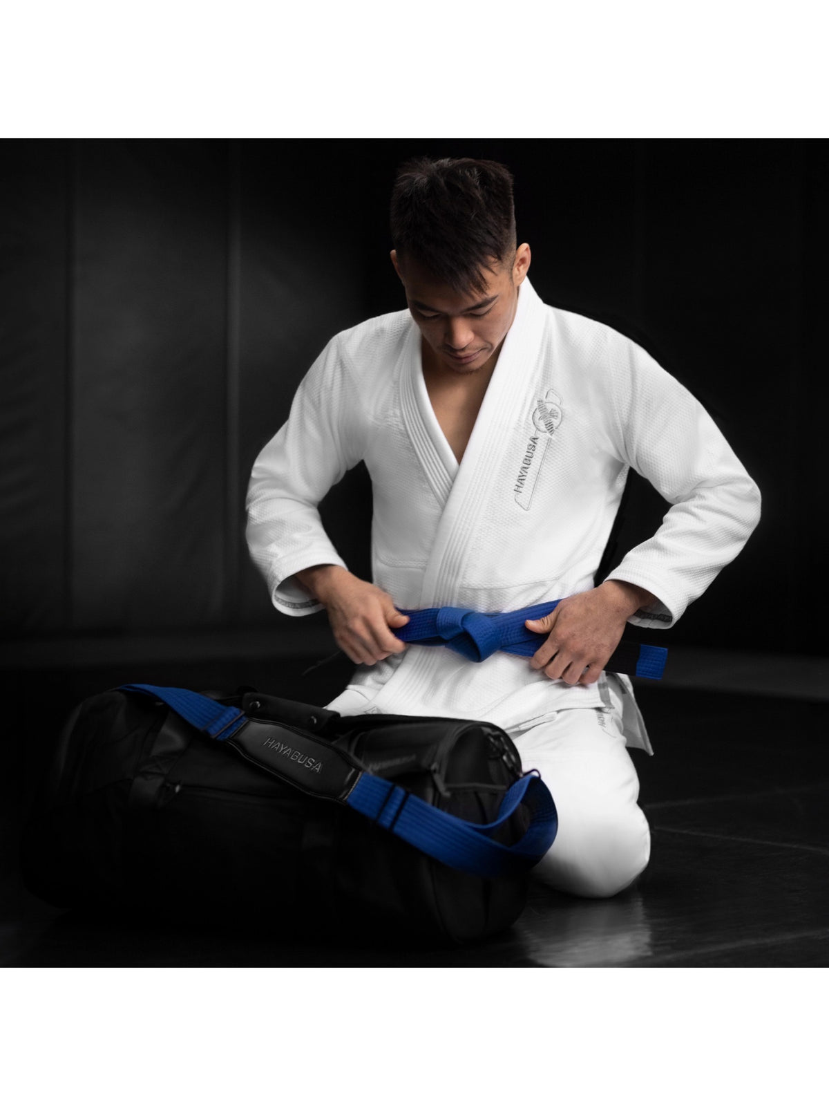 Hayabusa Jiu-Jitsu Ranked Duffle Strap, blue, image 3