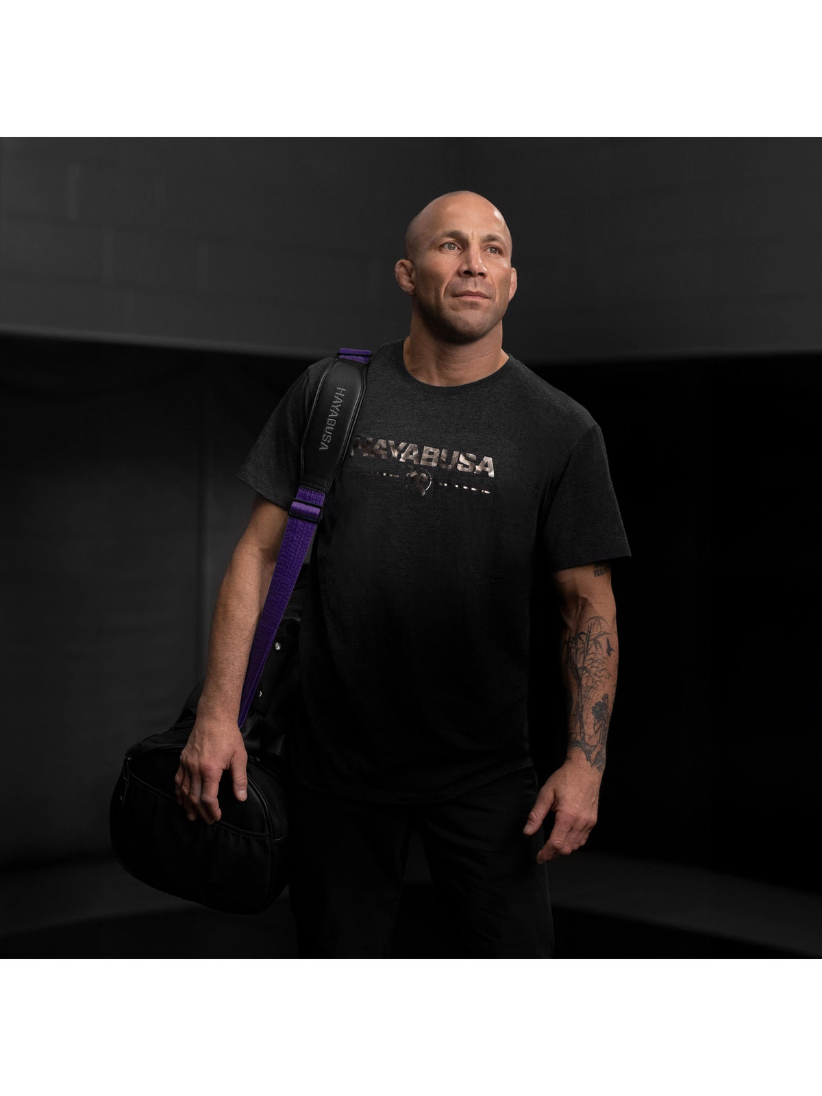 Hayabusa Jiu-Jitsu Ranked Duffle Strap, purple, image 6