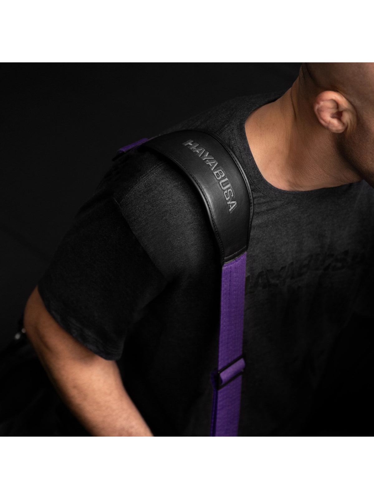 Hayabusa Jiu-Jitsu Ranked Duffle Strap, purple, image 4