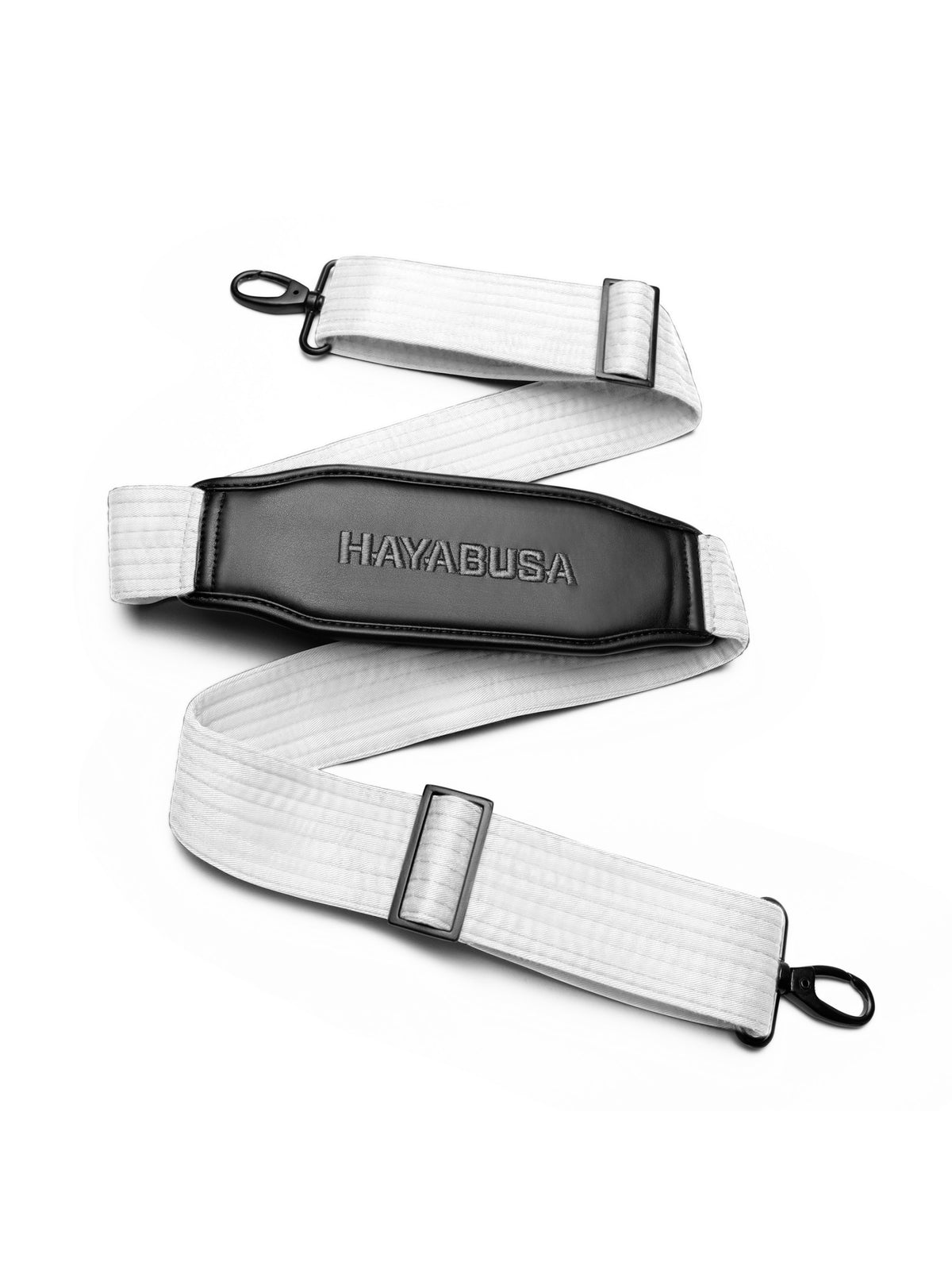 Hayabusa Jiu-Jitsu Ranked Duffle Strap, white, main image