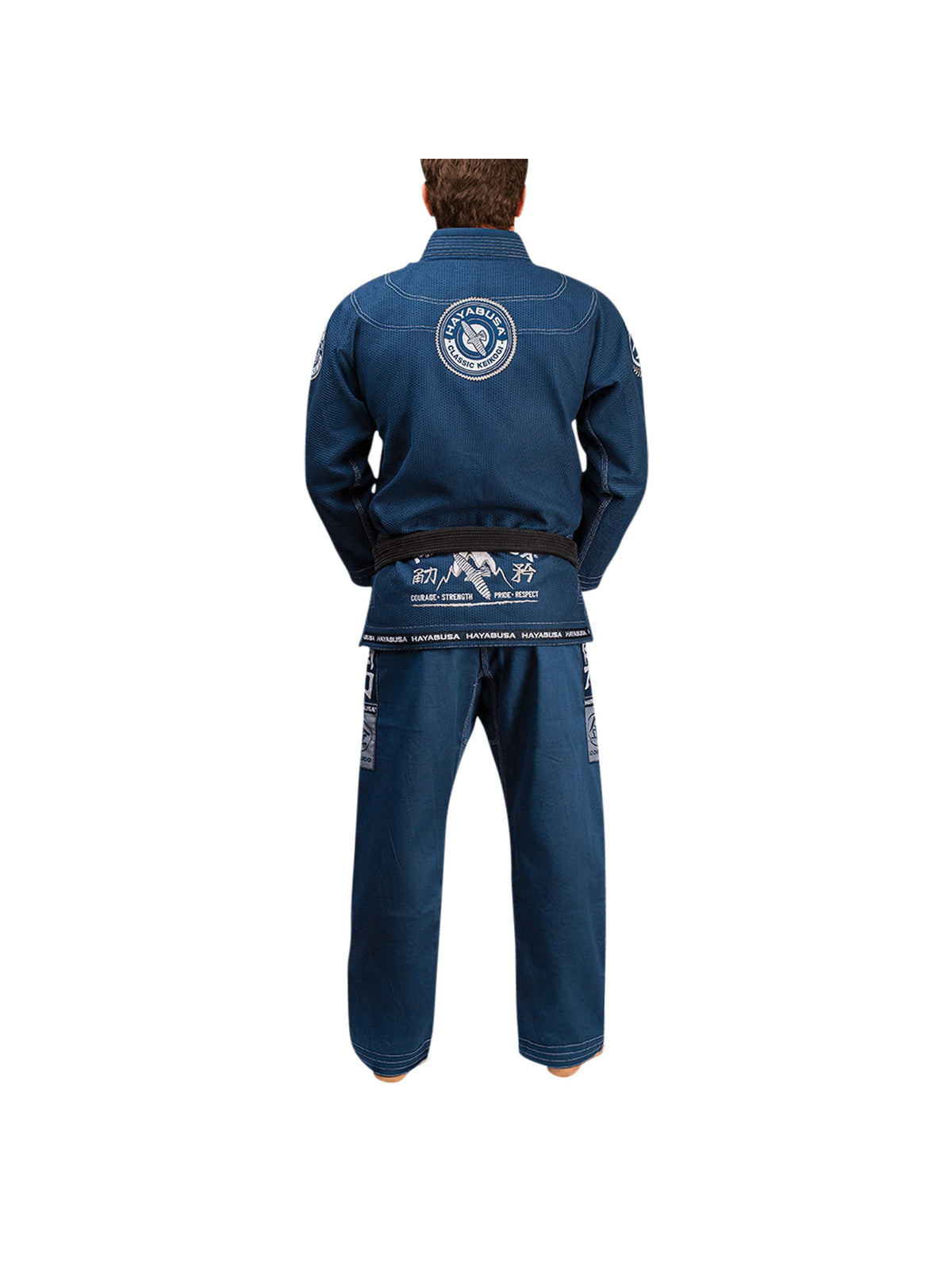 Hayabusa Goorudo 3 Gold Weave Jiu-Jitsu Gi, blue, image 2