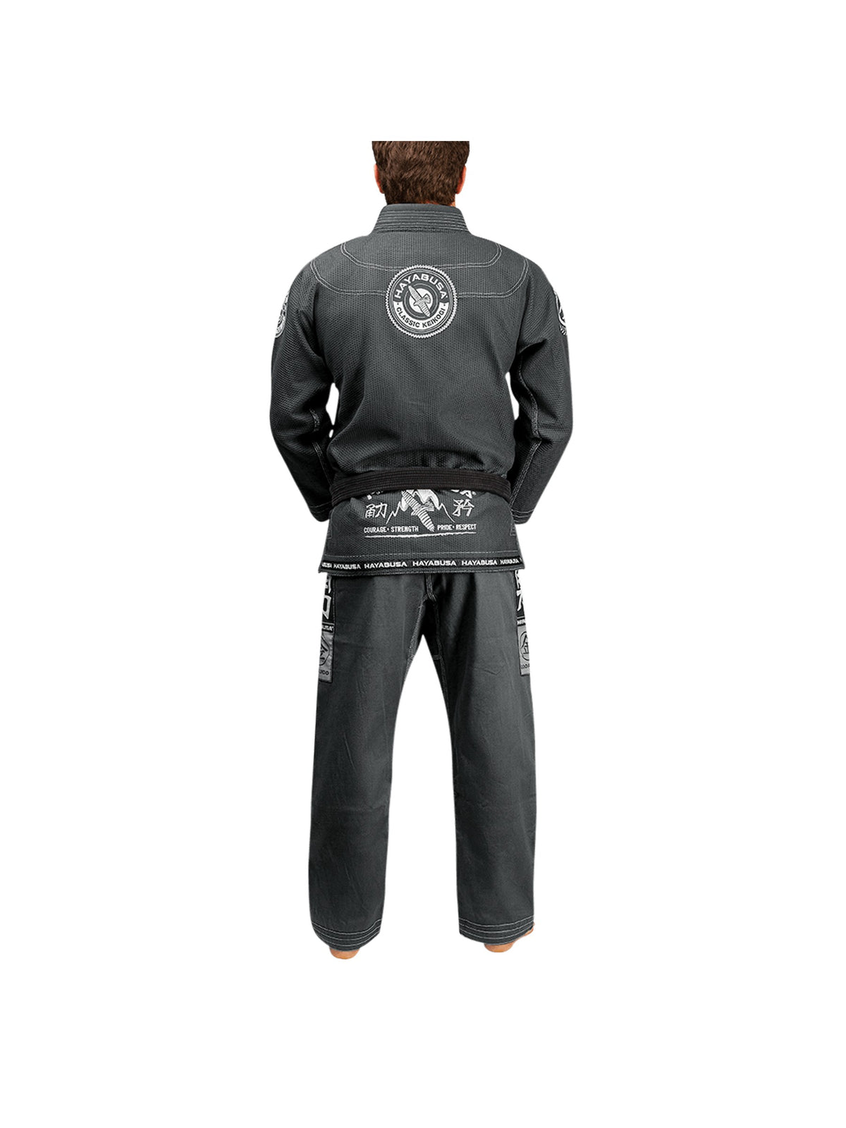 Hayabusa Goorudo 3 Gold Weave Jiu-Jitsu Gi, grey, image 2
