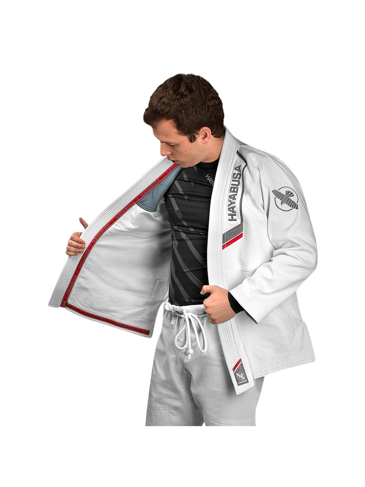 Hayabusa Ultra-Lightweight Jiu-Jitsu Gi, white, image 4
