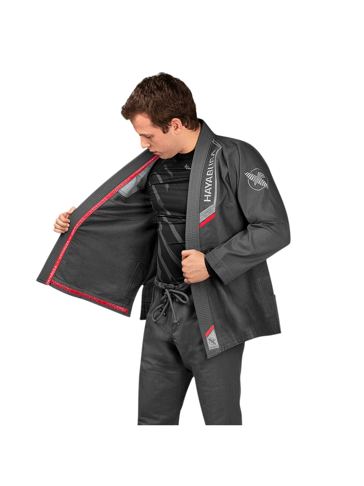 Hayabusa Ultra-Lightweight Jiu-Jitsu Gi, grey, image 4